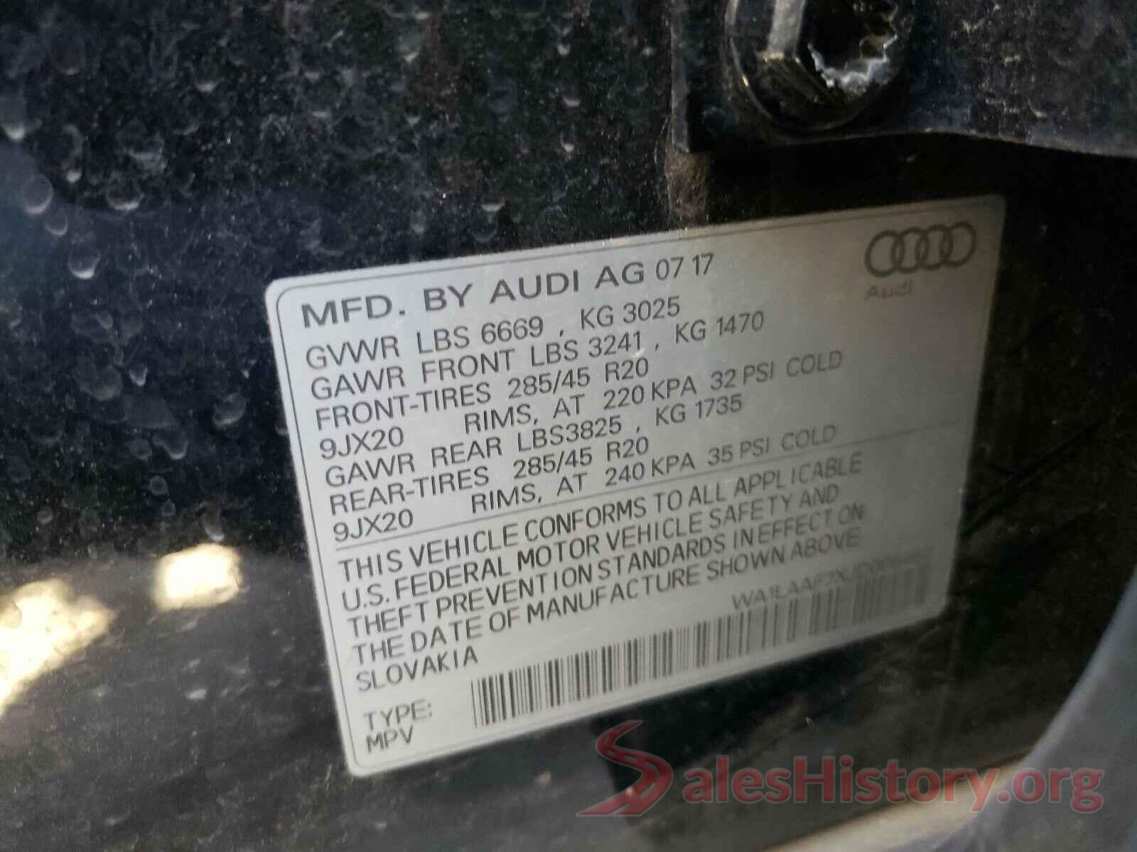 WA1LAAF7XJD006462 2018 AUDI Q7