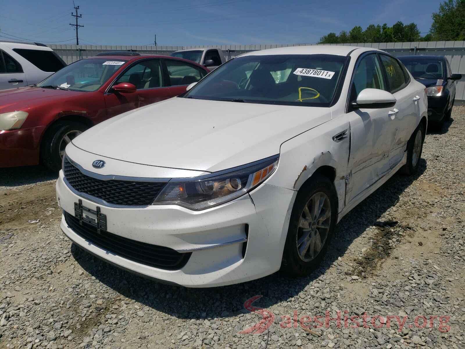 KNAGT4L35G5086631 2016 KIA OPTIMA