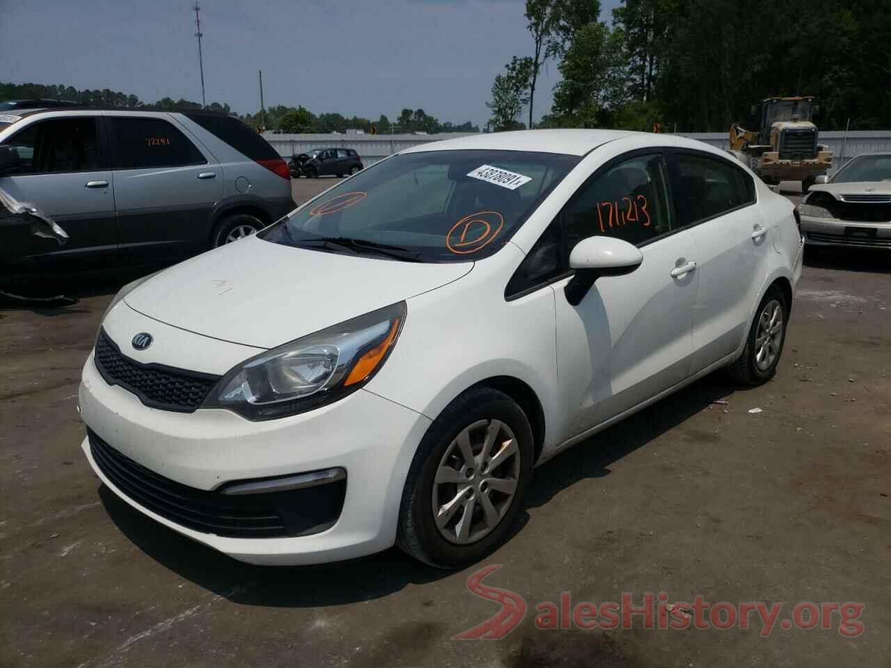 KNADM4A35G6546318 2016 KIA RIO