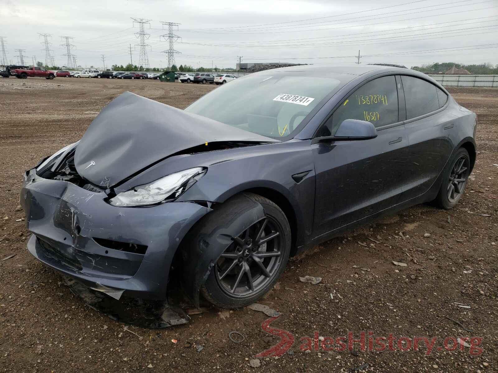 5YJ3E1EB6KF421336 2019 TESLA MODEL 3