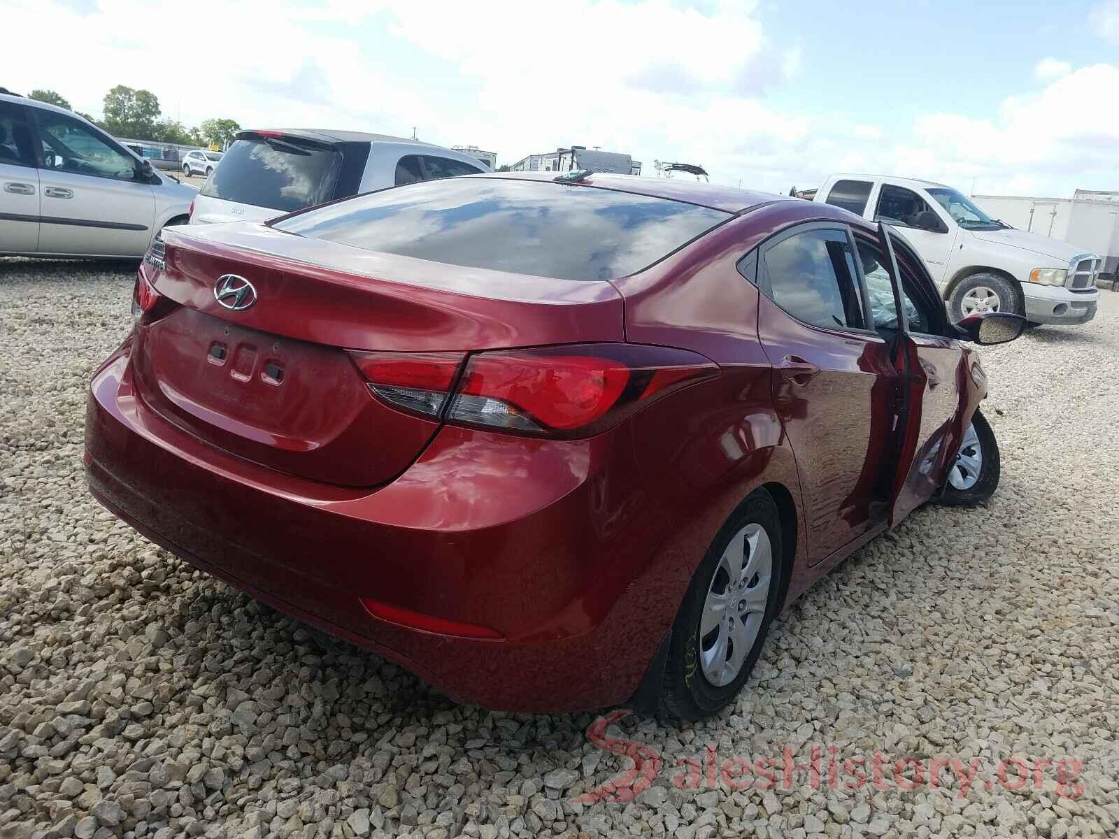 5NPDH4AE7GH668628 2016 HYUNDAI ELANTRA