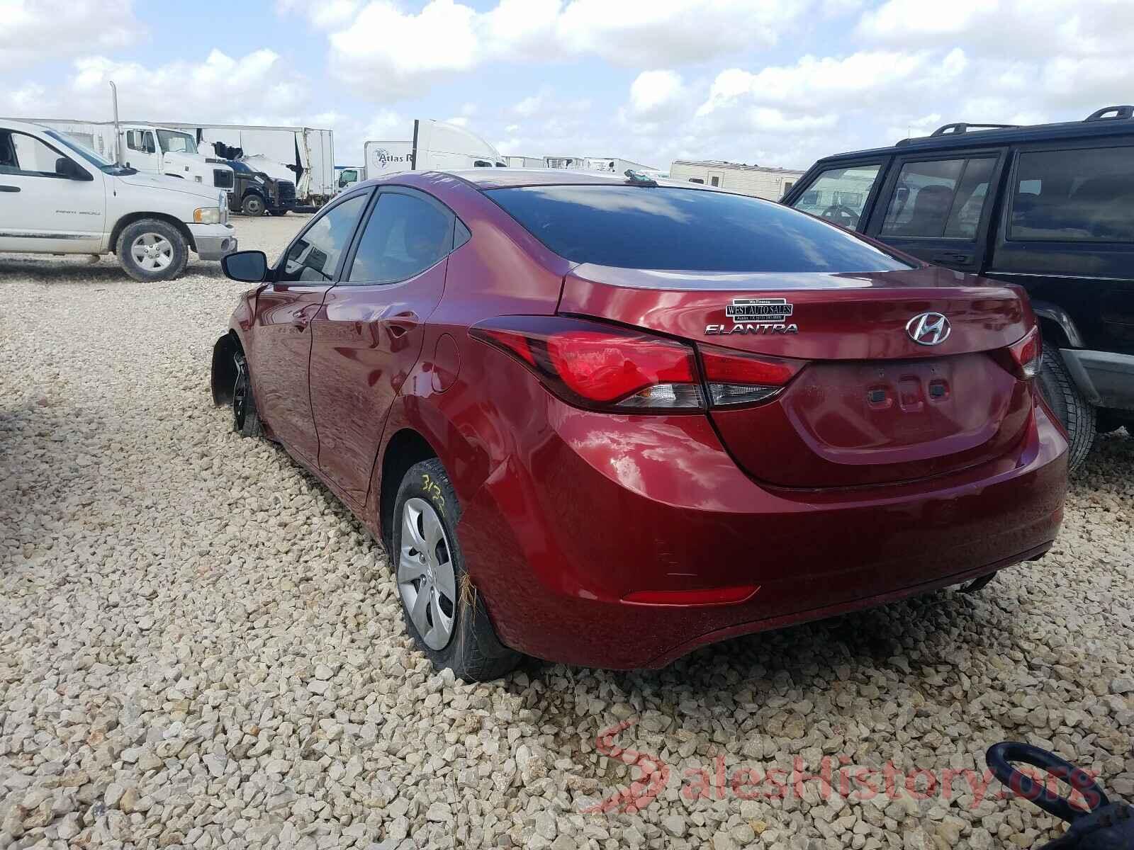 5NPDH4AE7GH668628 2016 HYUNDAI ELANTRA