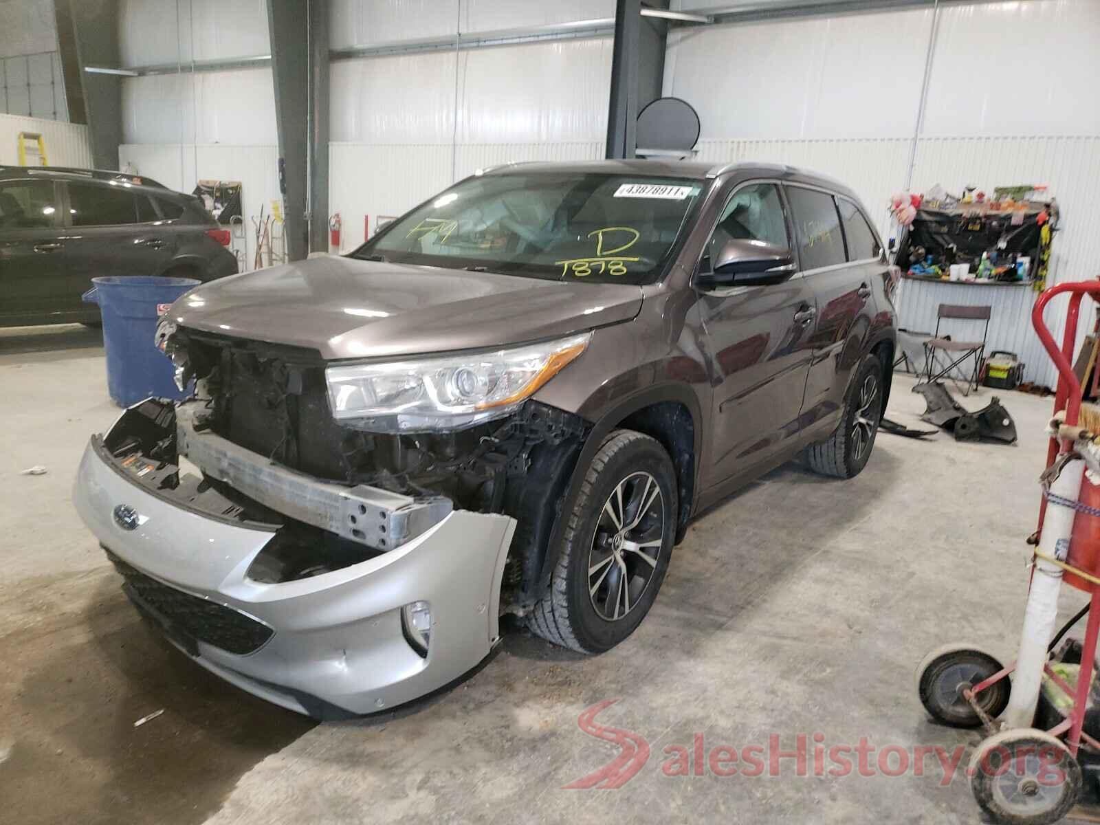 5TDJKRFH6GS231878 2016 TOYOTA HIGHLANDER