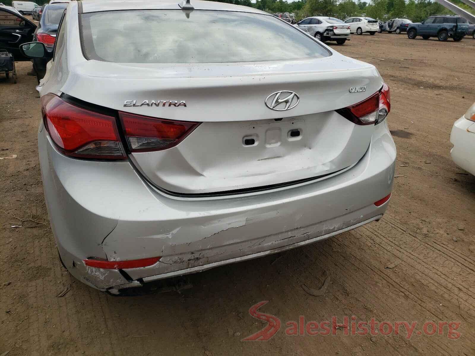 5NPDH4AE6GH765920 2016 HYUNDAI ELANTRA