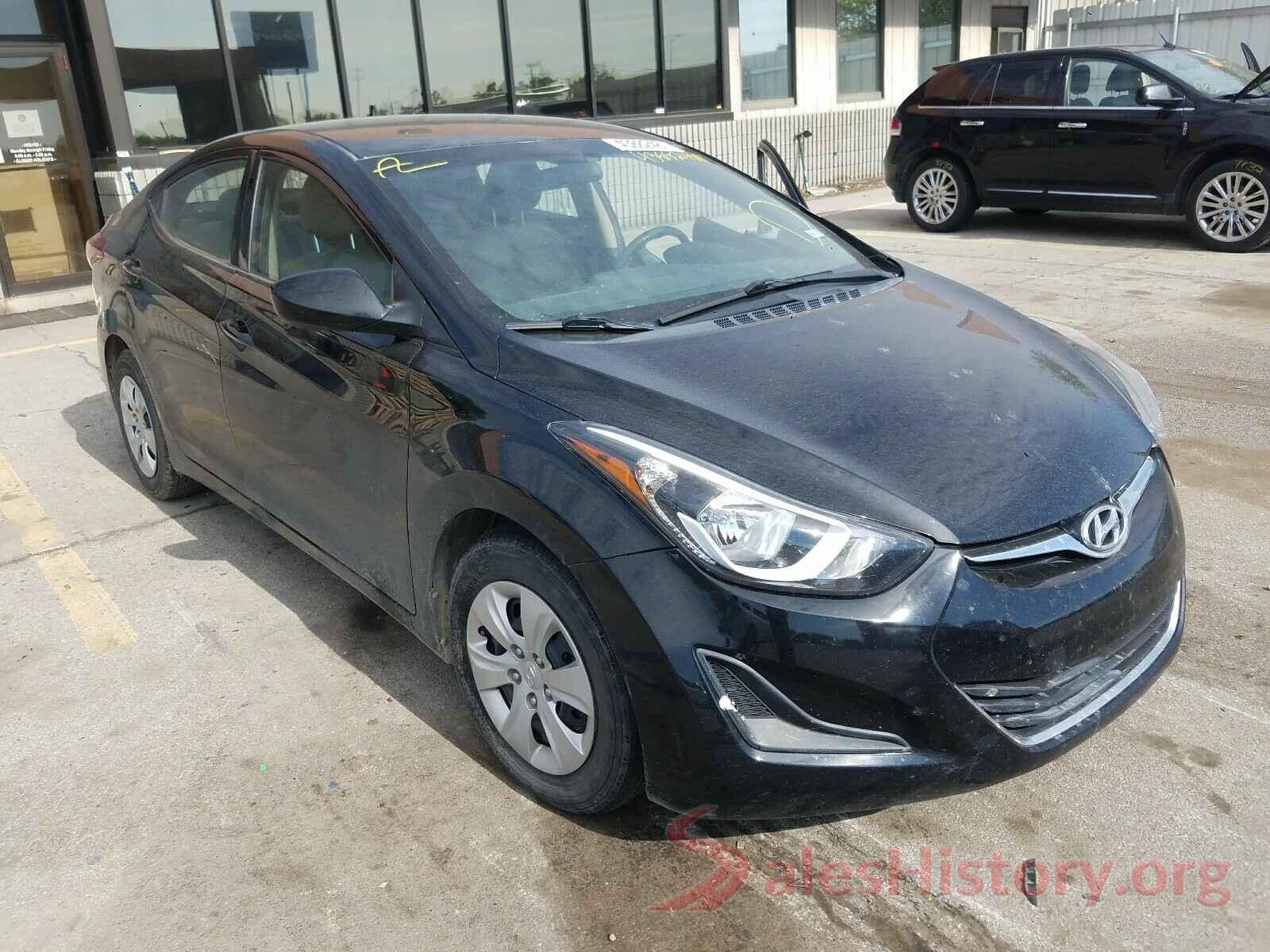 5NPDH4AEXGH773681 2016 HYUNDAI ELANTRA