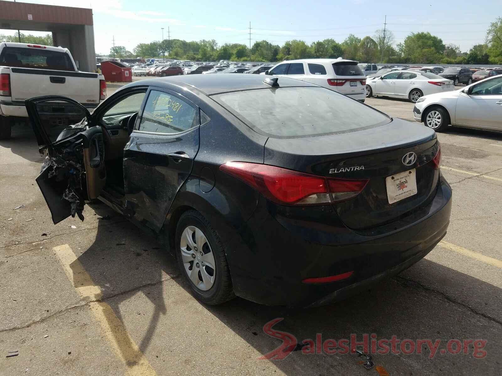 5NPDH4AEXGH773681 2016 HYUNDAI ELANTRA