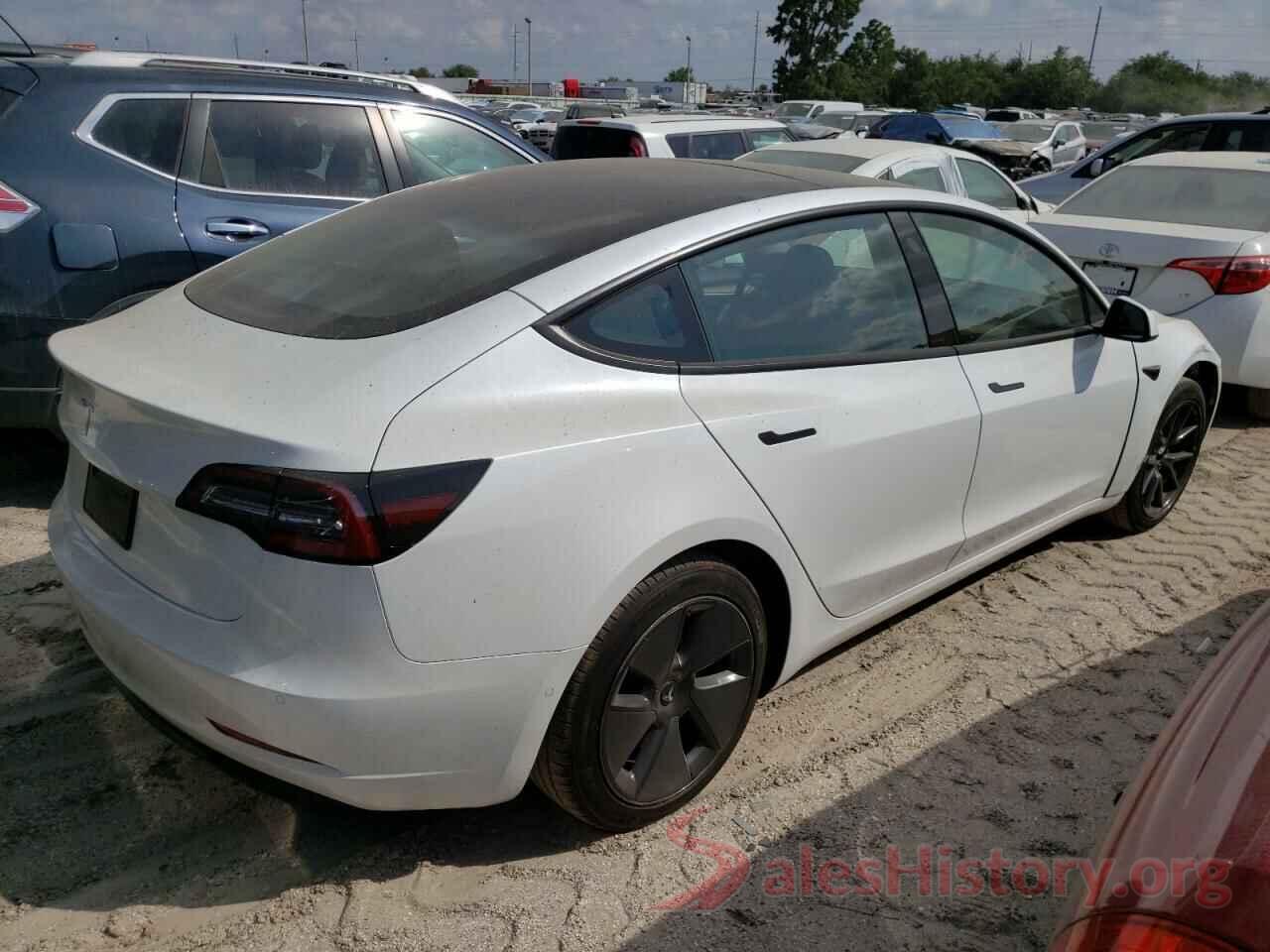 5YJ3E1EA1MF017242 2021 TESLA MODEL 3