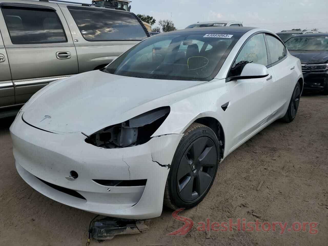 5YJ3E1EA1MF017242 2021 TESLA MODEL 3