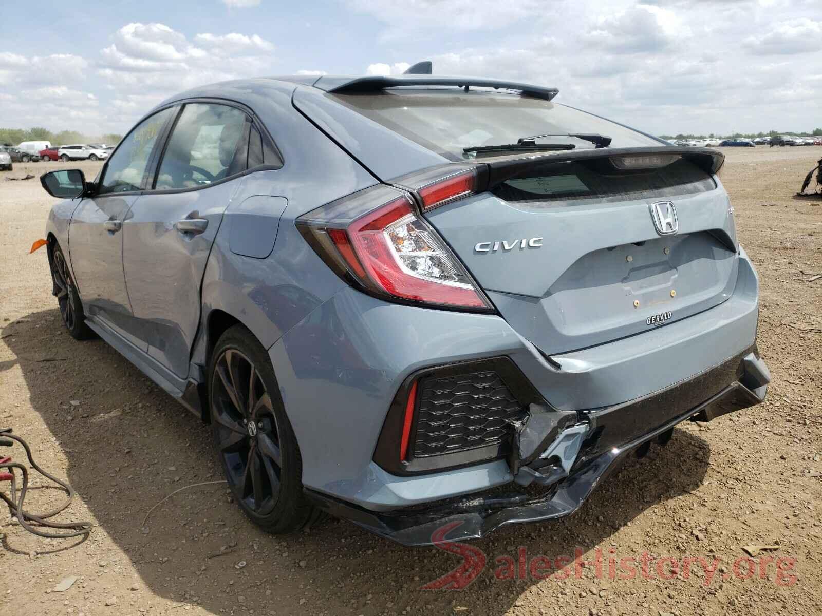 SHHFK7H45HU233257 2017 HONDA CIVIC