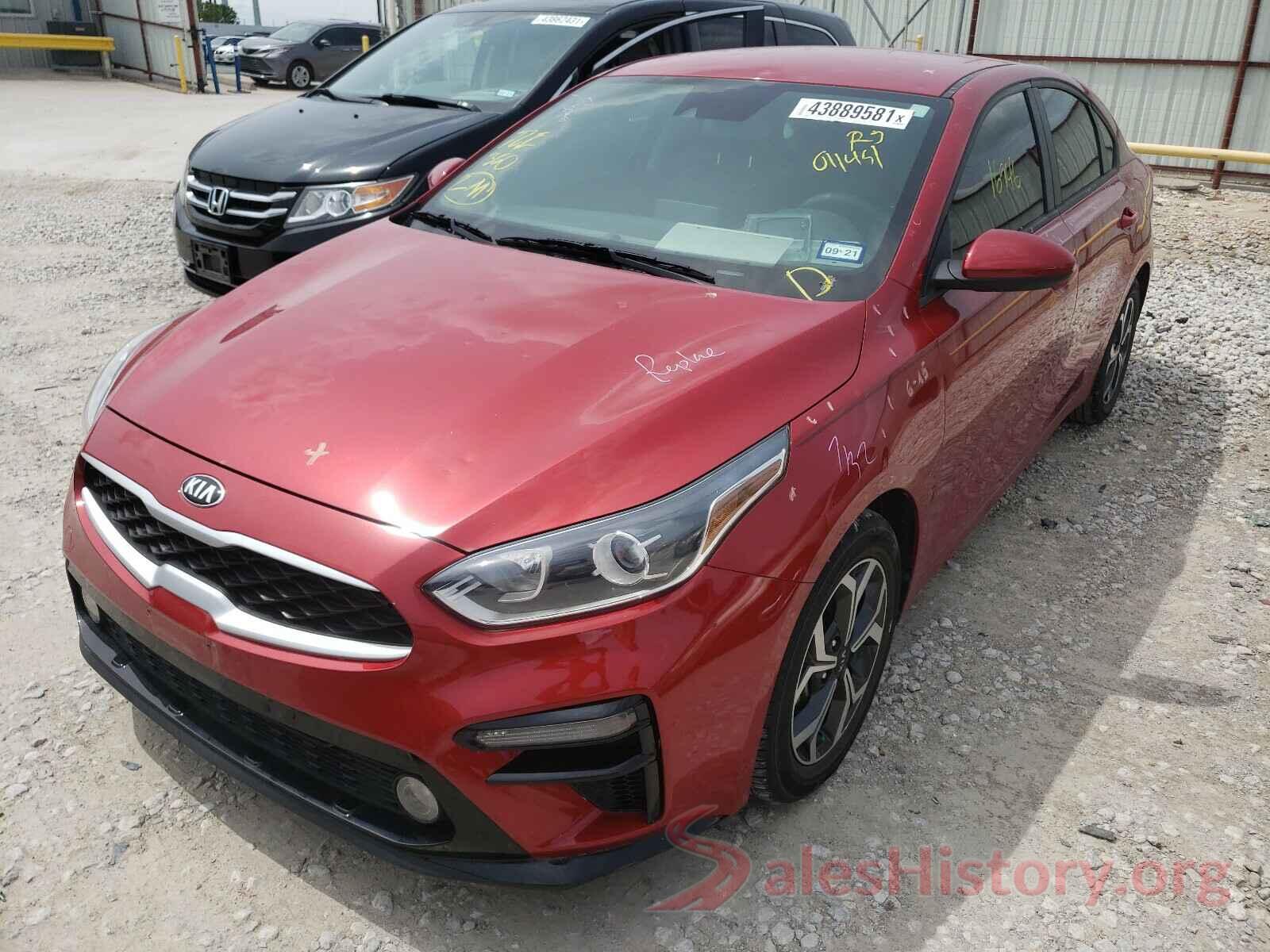 3KPF24ADXKE011451 2019 KIA FORTE