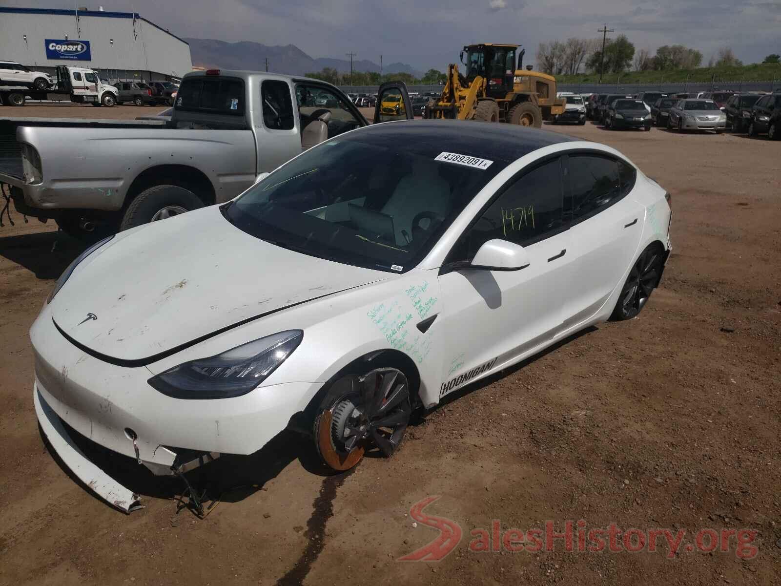 5YJ3E1EC3LF742437 2020 TESLA MODEL 3