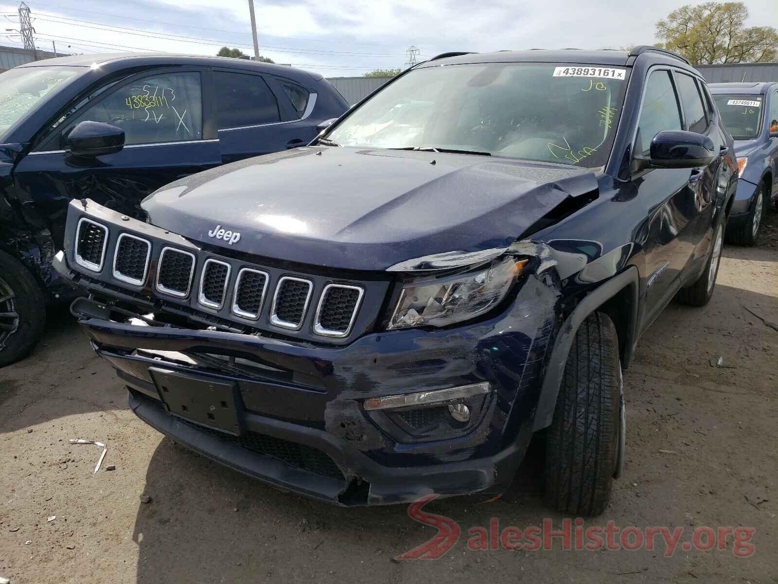 3C4NJDBB8KT712237 2019 JEEP COMPASS