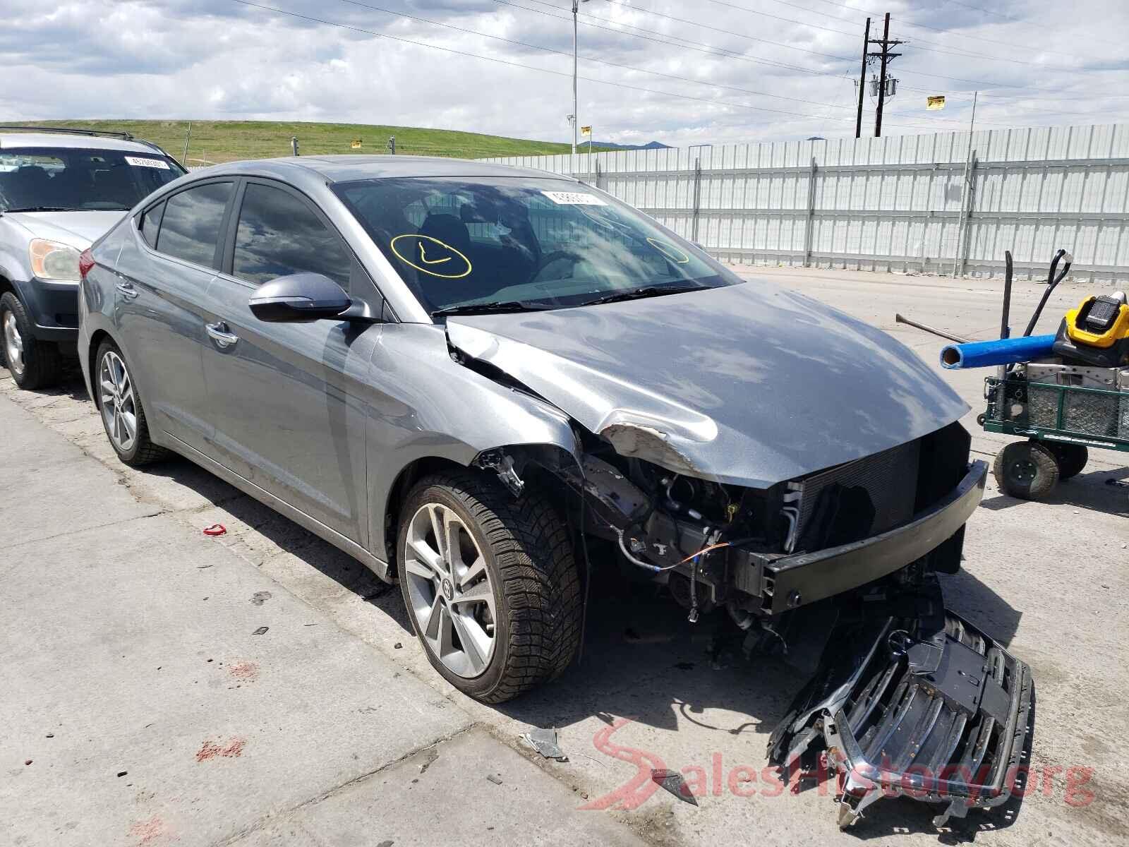 KMHD84LF5HU285263 2017 HYUNDAI ELANTRA