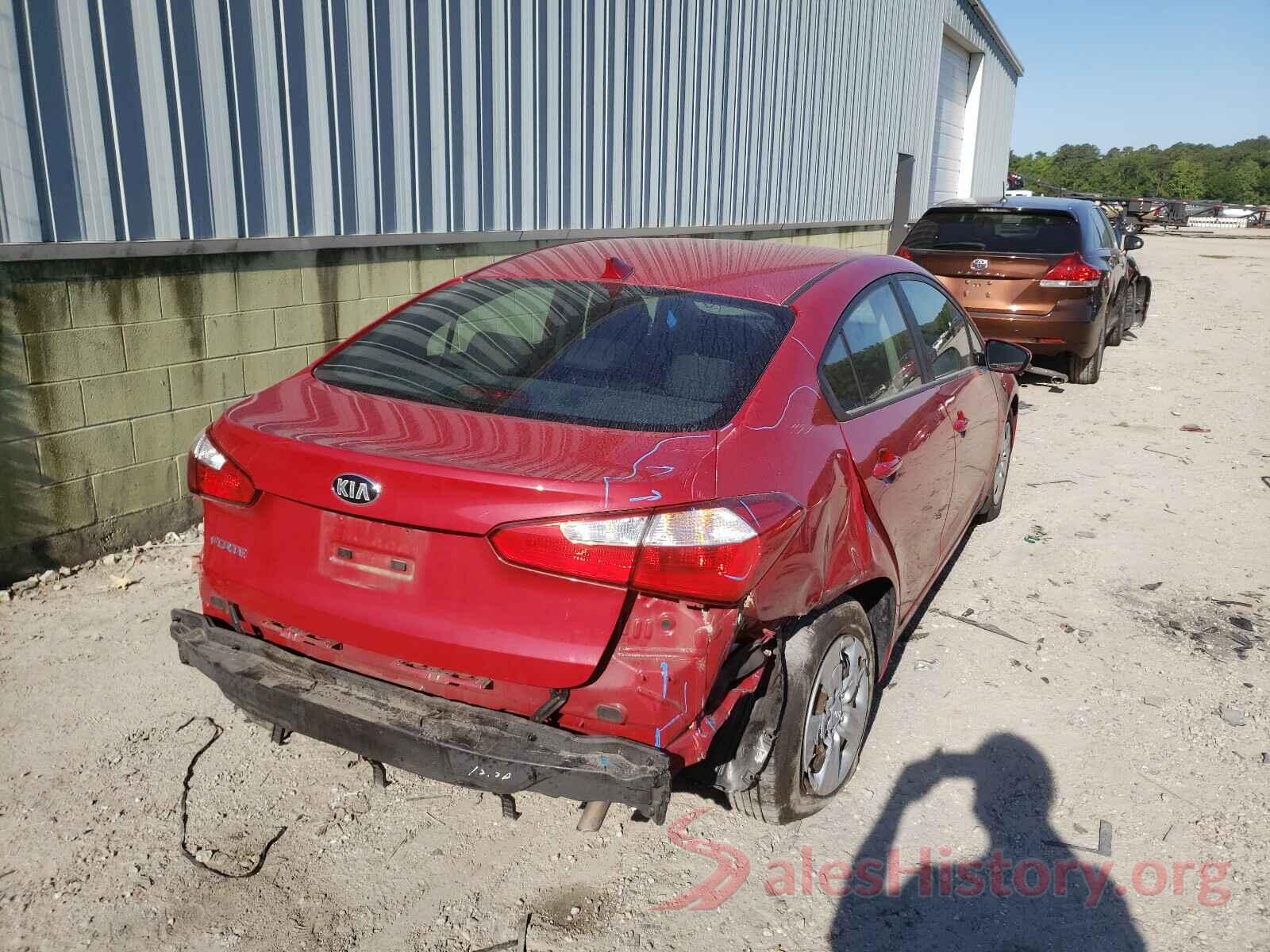 KNAFK4A65G5572772 2016 KIA FORTE