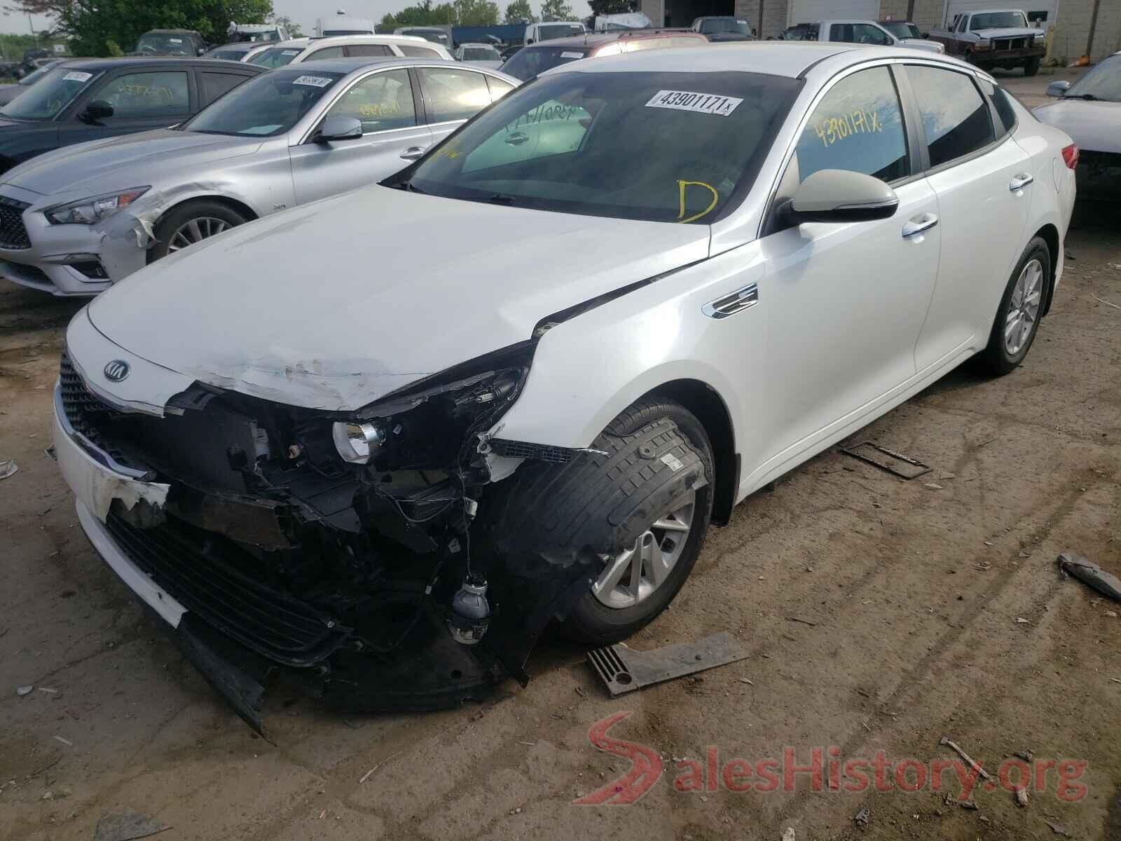 KNAGT4L38G5104460 2016 KIA OPTIMA