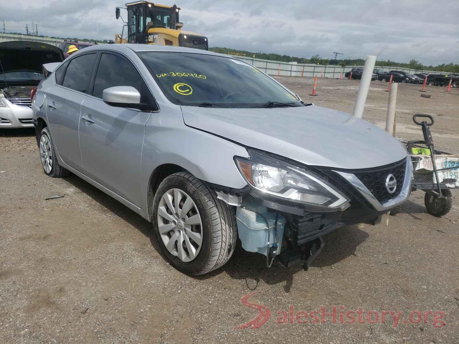 3N1AB7AP6HY306420 2017 NISSAN SENTRA