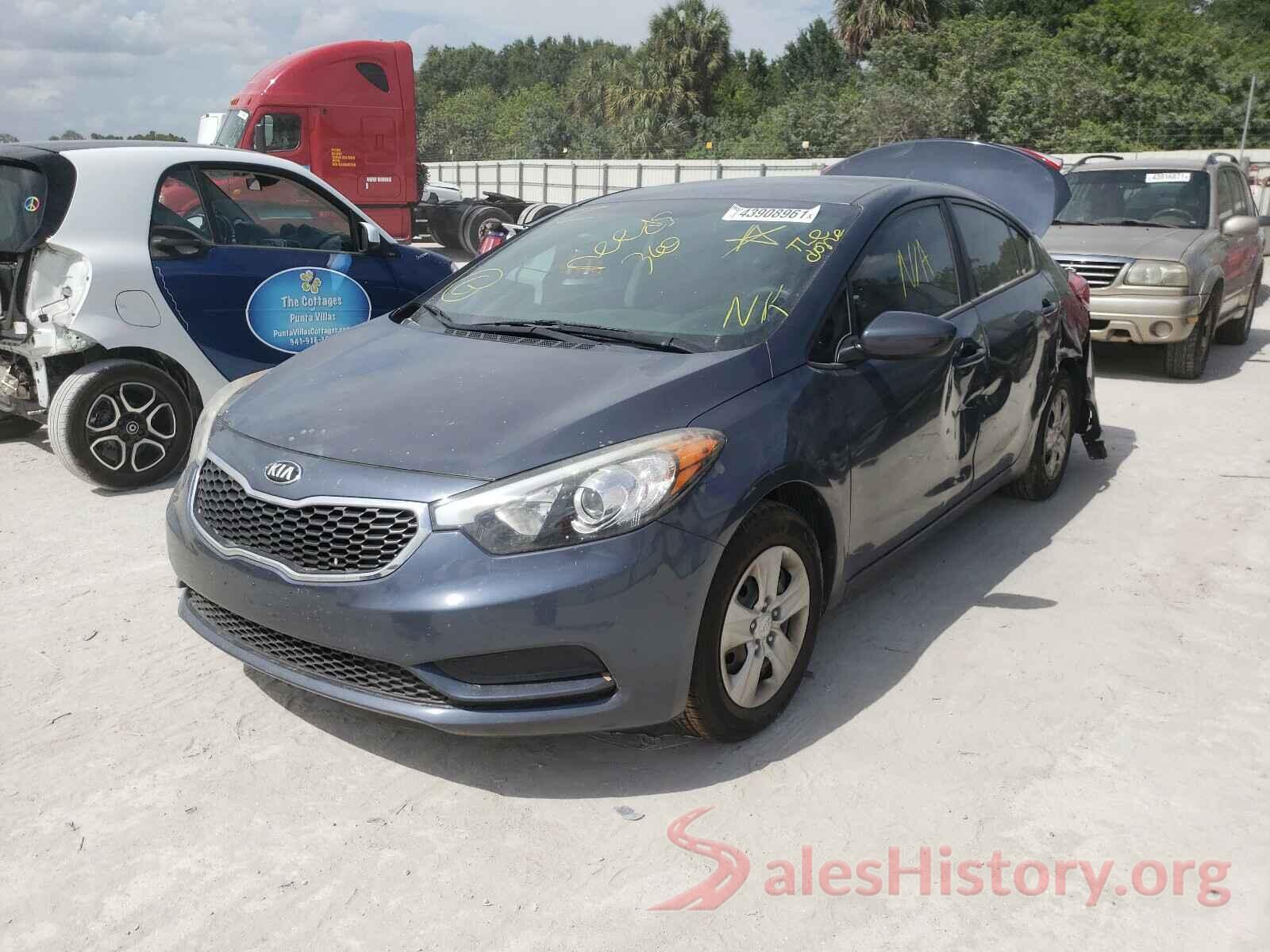 KNAFK4A68G5496450 2016 KIA FORTE