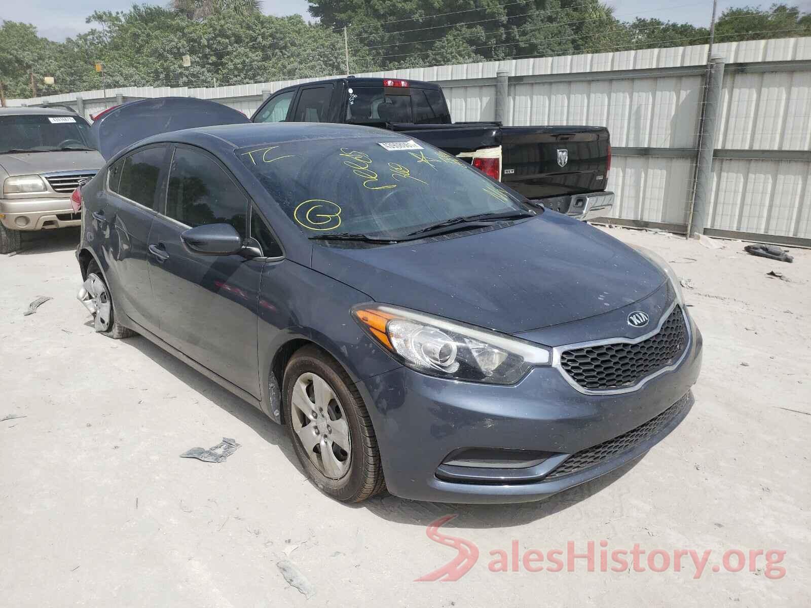 KNAFK4A68G5496450 2016 KIA FORTE