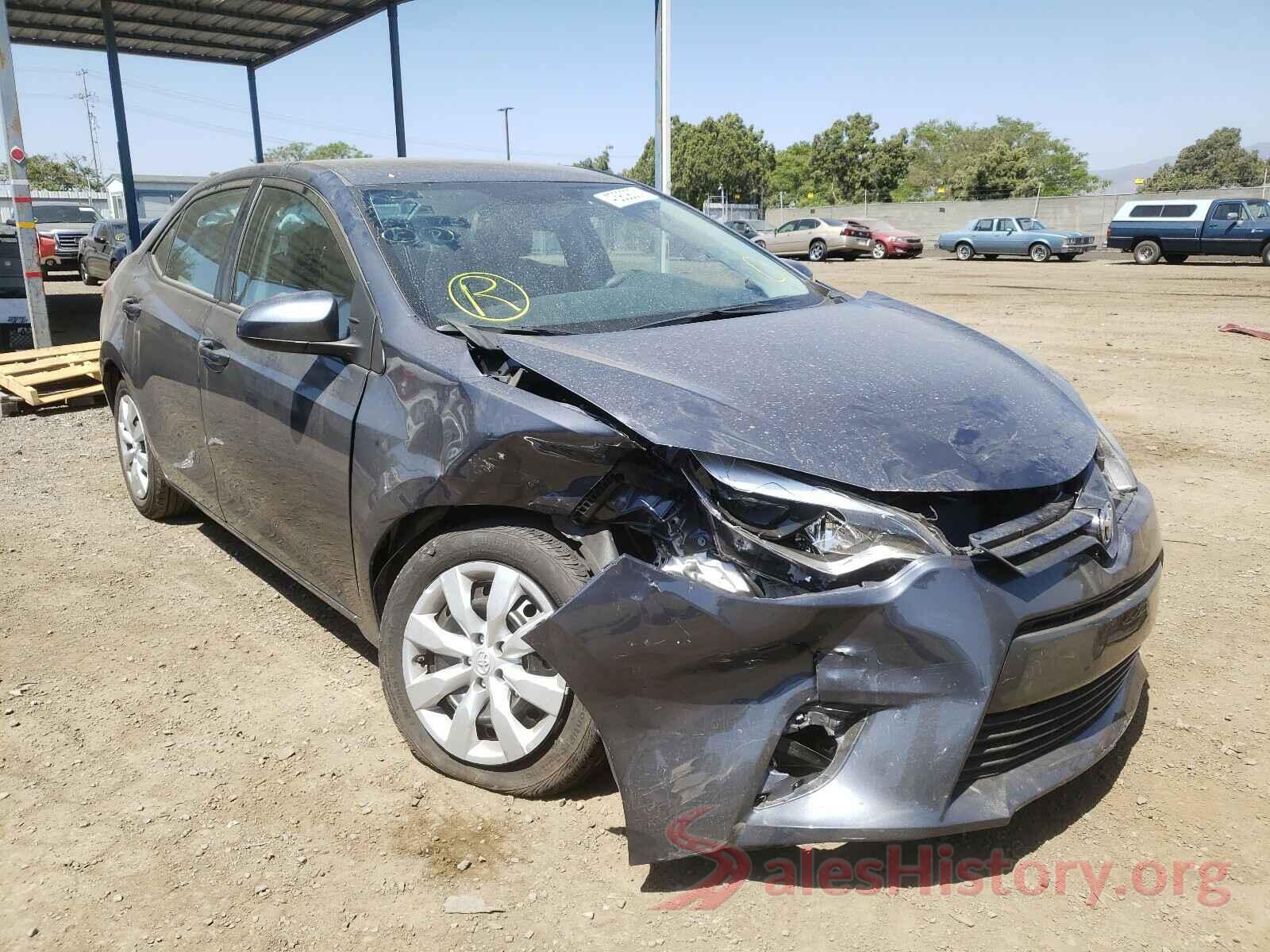 5YFBURHE5GP550053 2016 TOYOTA COROLLA