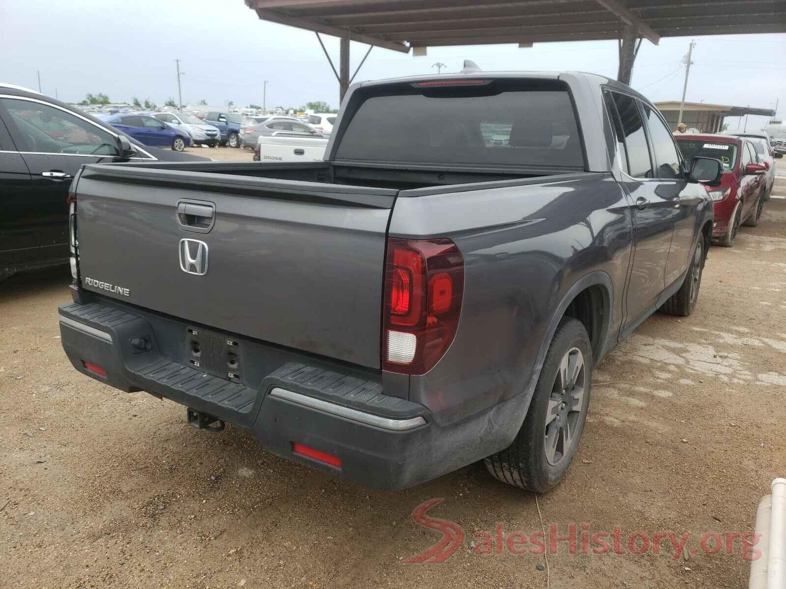 5FPYK2F60HB007667 2017 HONDA RIDGELINE