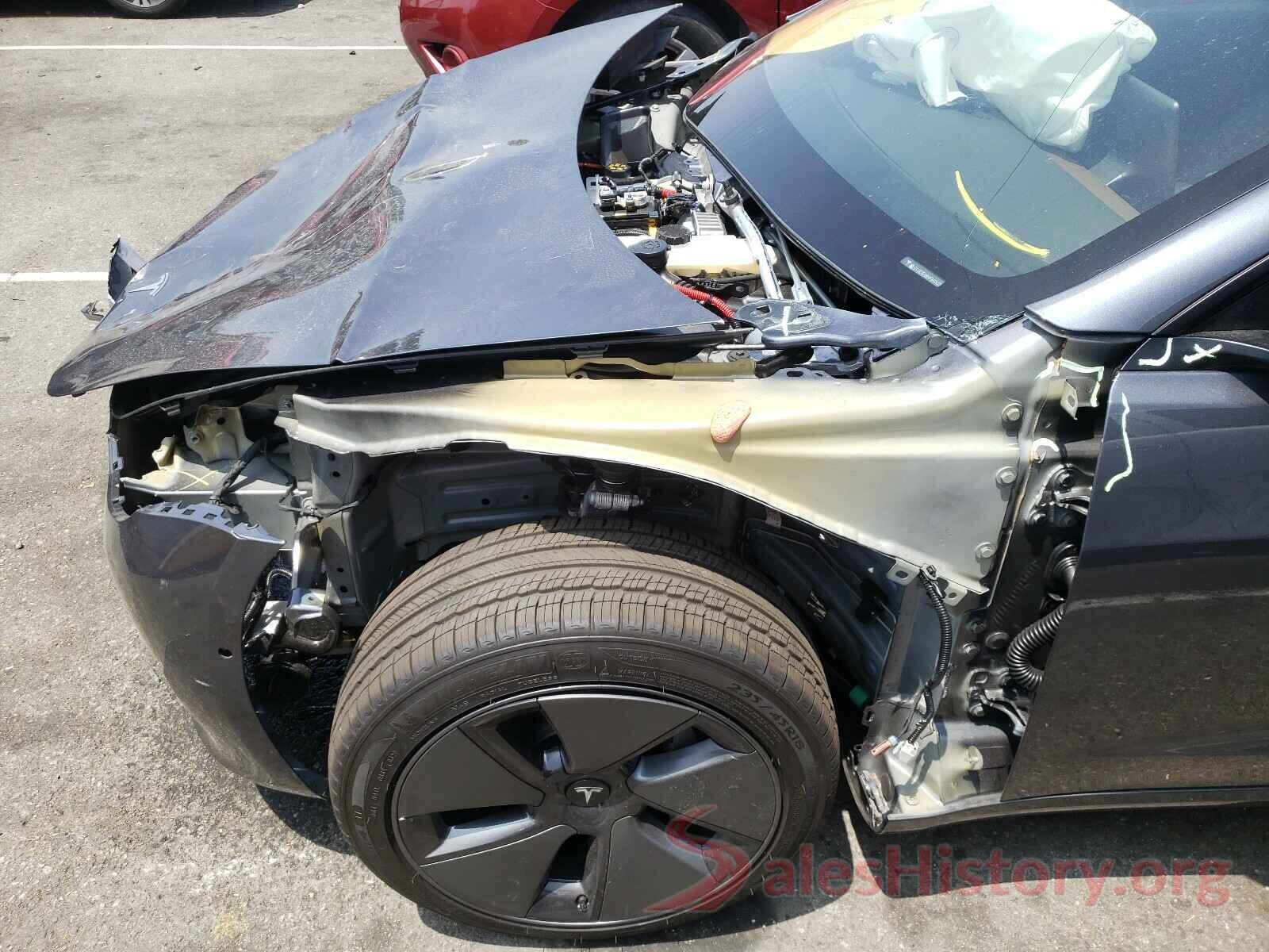 5YJ3E1EA8MF940107 2021 TESLA MODEL 3