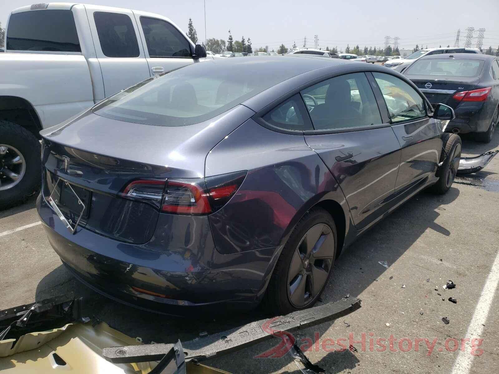 5YJ3E1EA8MF940107 2021 TESLA MODEL 3