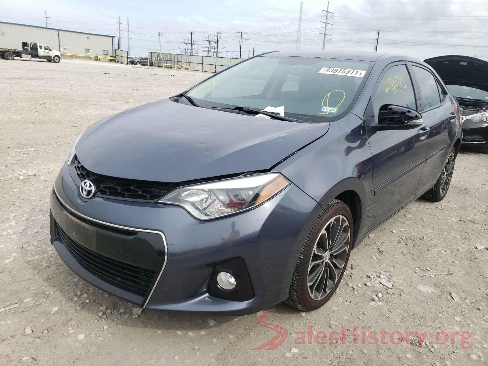 5YFBURHE2GP448970 2016 TOYOTA COROLLA