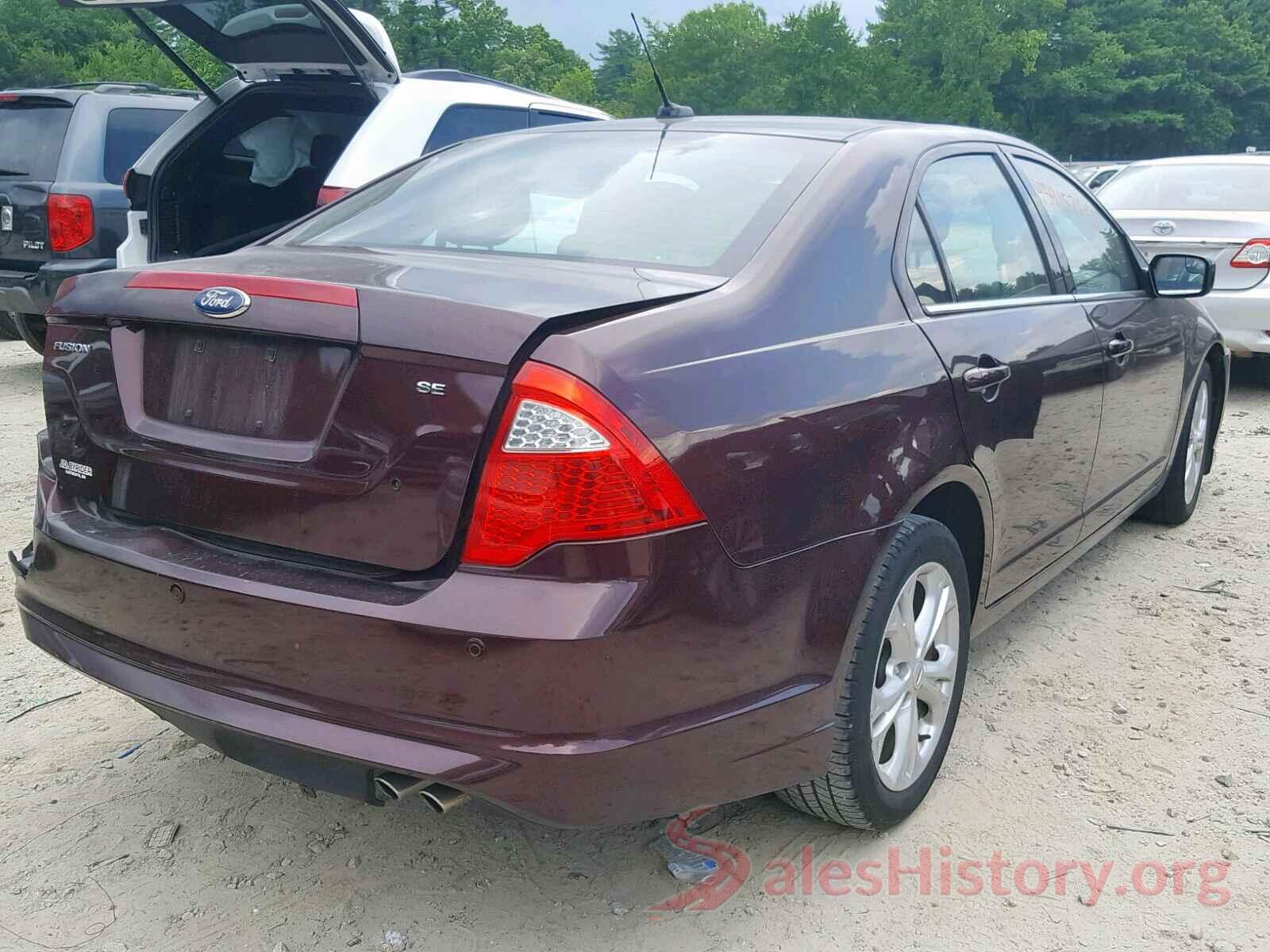 3FAHP0HA0CR171367 2012 FORD FUSION SE