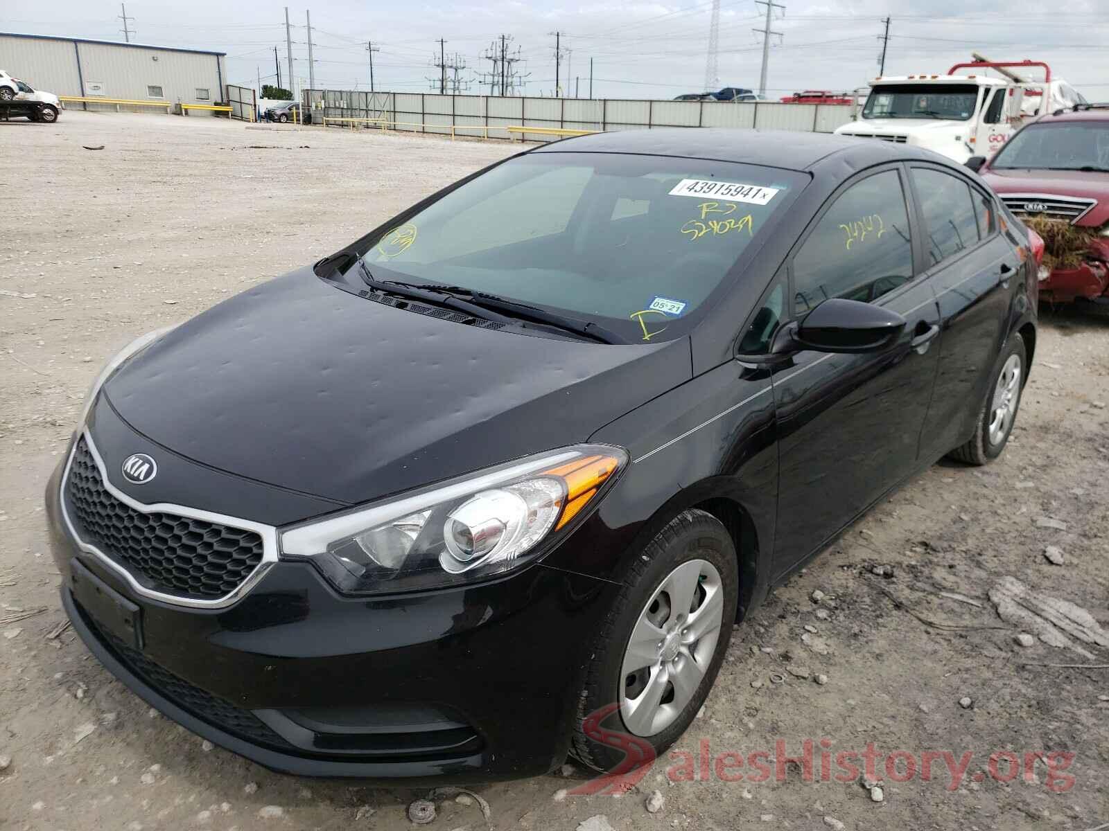 KNAFK4A63G5524039 2016 KIA FORTE