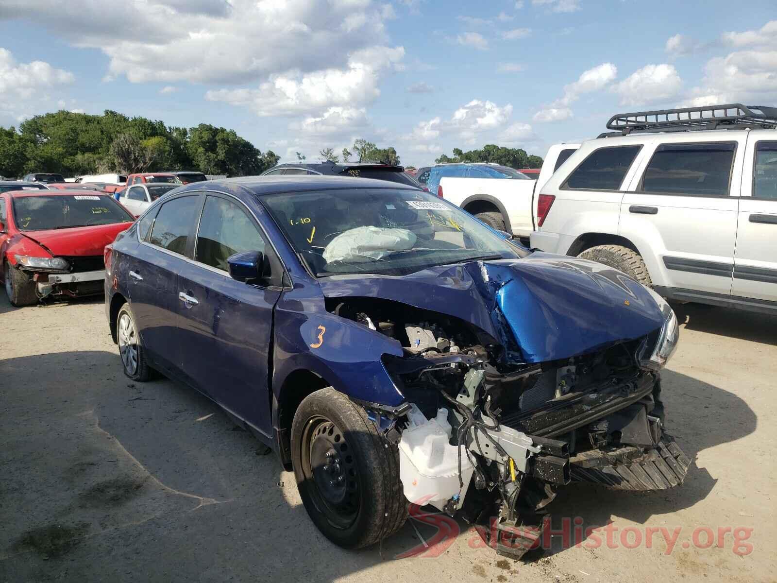 3N1AB7APXKY255723 2019 NISSAN SENTRA