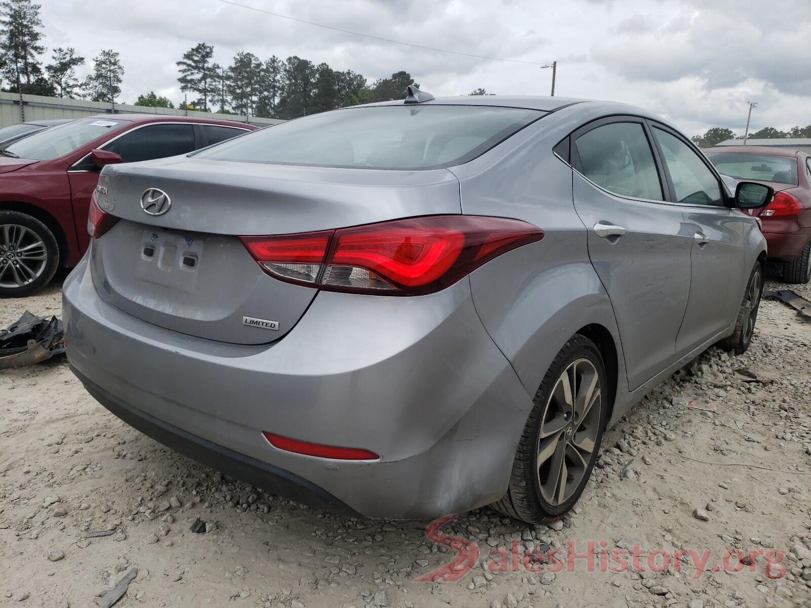 5NPDH4AE5GH659880 2016 HYUNDAI ELANTRA