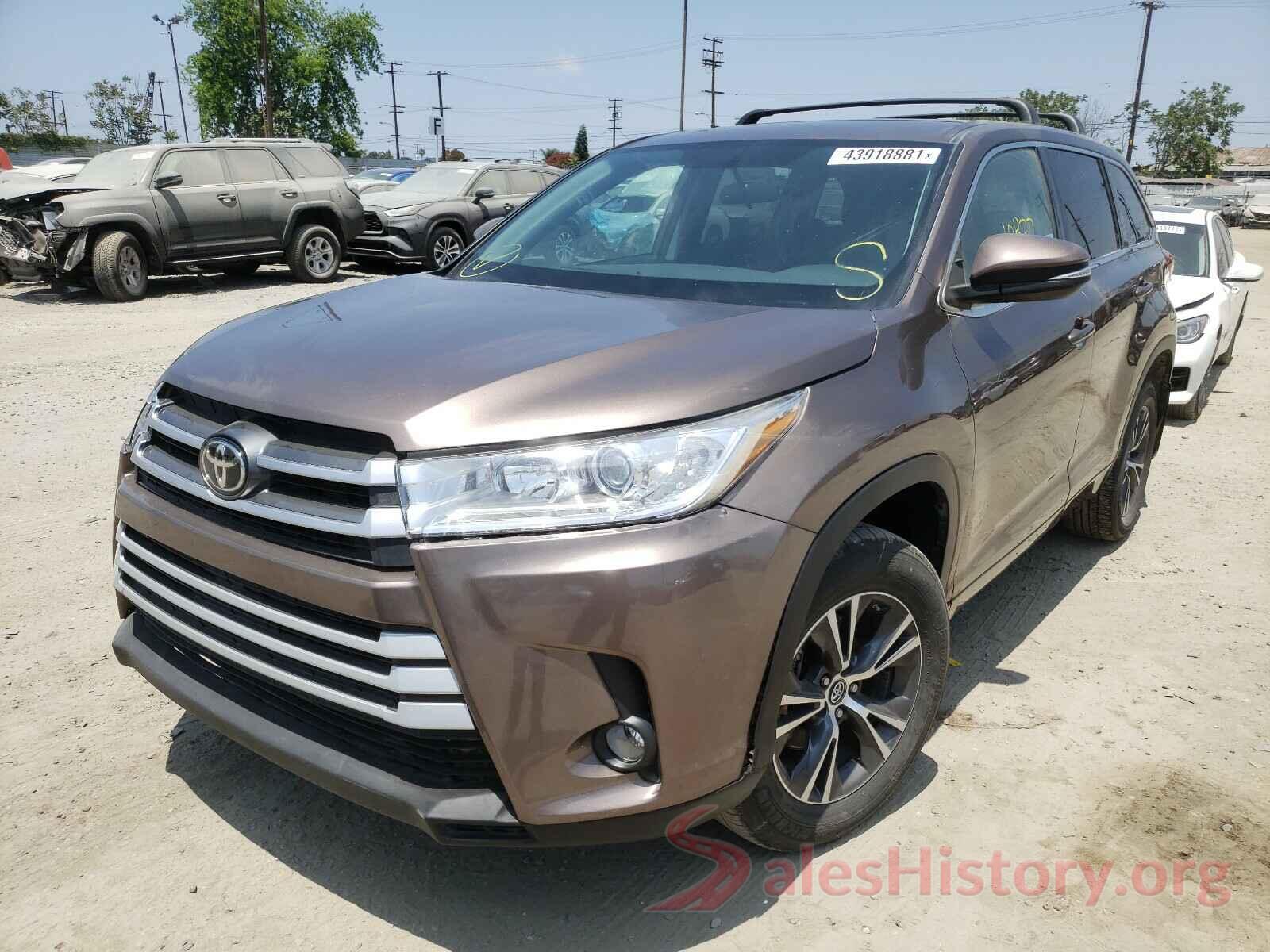 5TDZZRFH3JS288299 2018 TOYOTA HIGHLANDER