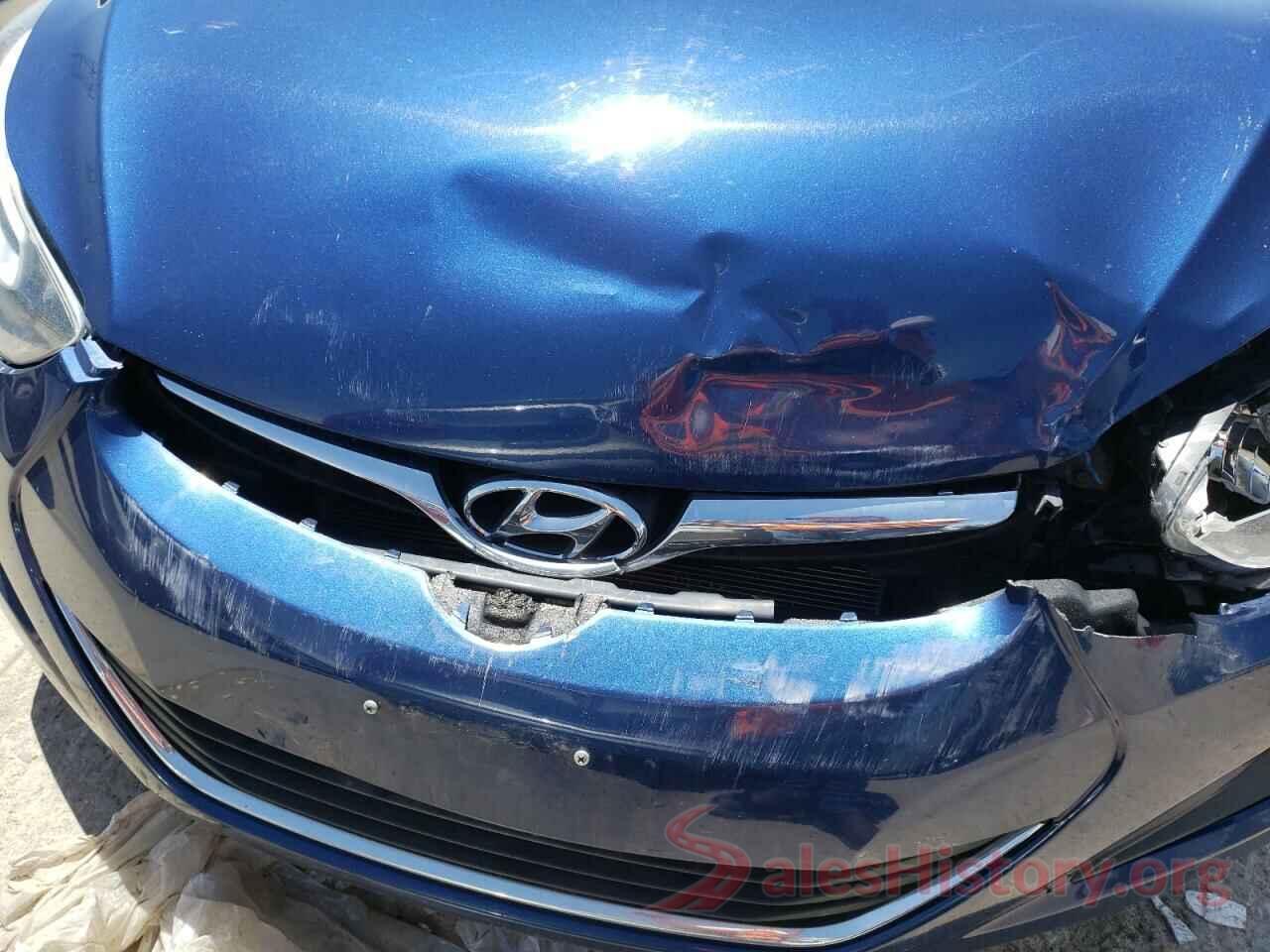 5NPDH4AEXGH702075 2016 HYUNDAI ELANTRA