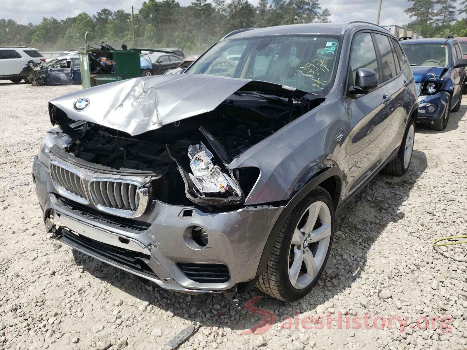 5UXWZ7C31H0X41847 2017 BMW X3