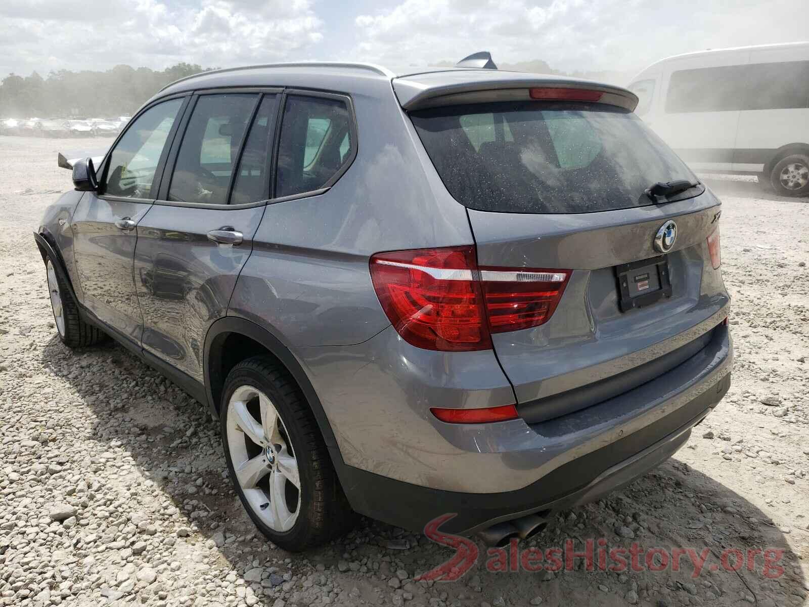 5UXWZ7C31H0X41847 2017 BMW X3