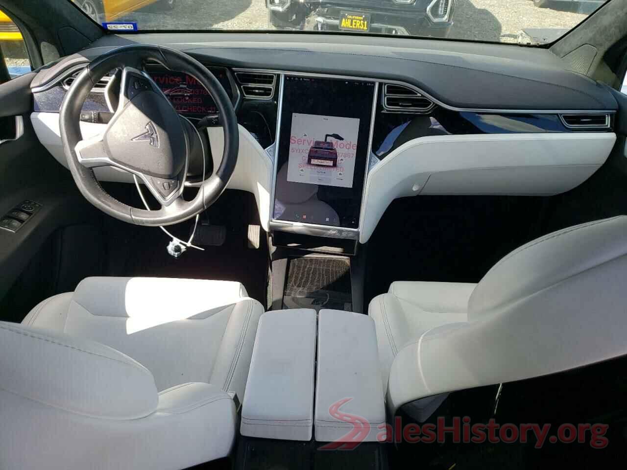 5YJXCBE2XHF037887 2017 TESLA MODEL X