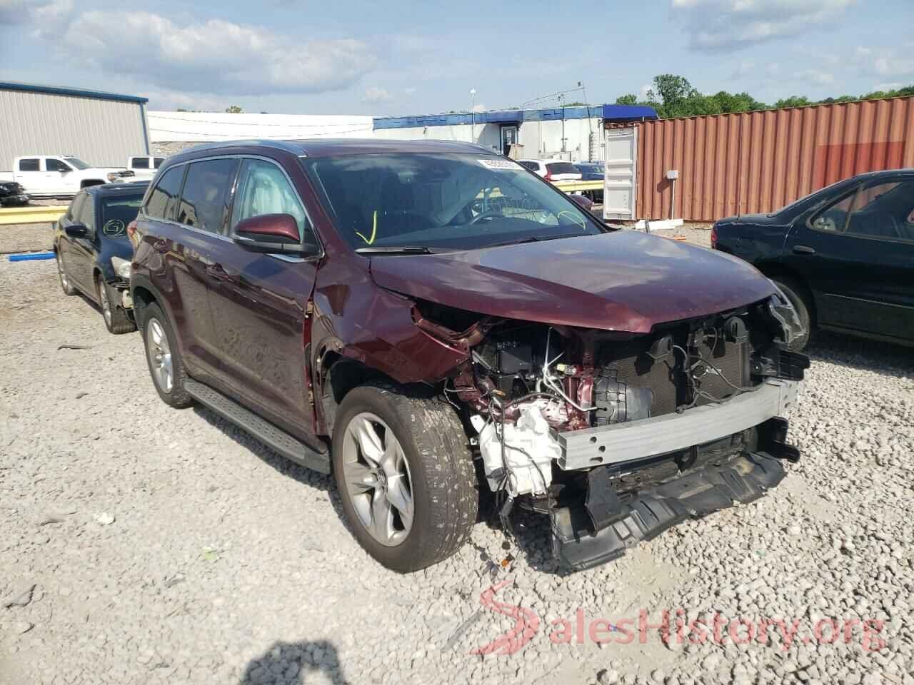 5TDYZRFHXKS318833 2019 TOYOTA HIGHLANDER