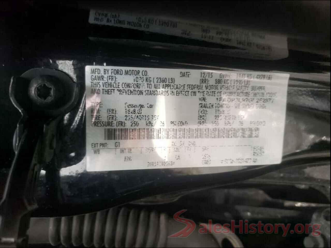 1FADP3L92GL252677 2016 FORD FOCUS