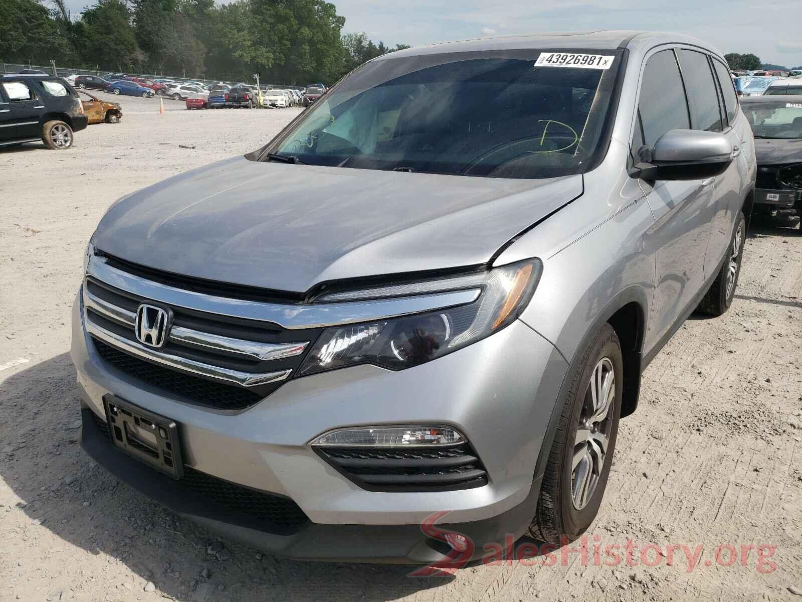 5FNYF6H57GB020147 2016 HONDA PILOT