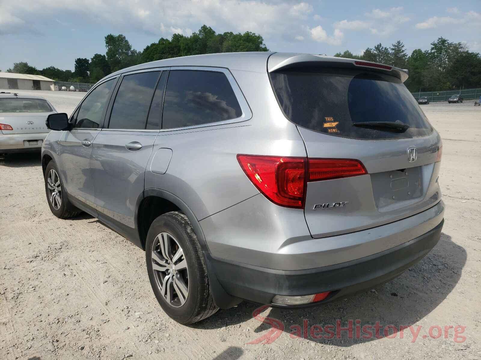 5FNYF6H57GB020147 2016 HONDA PILOT