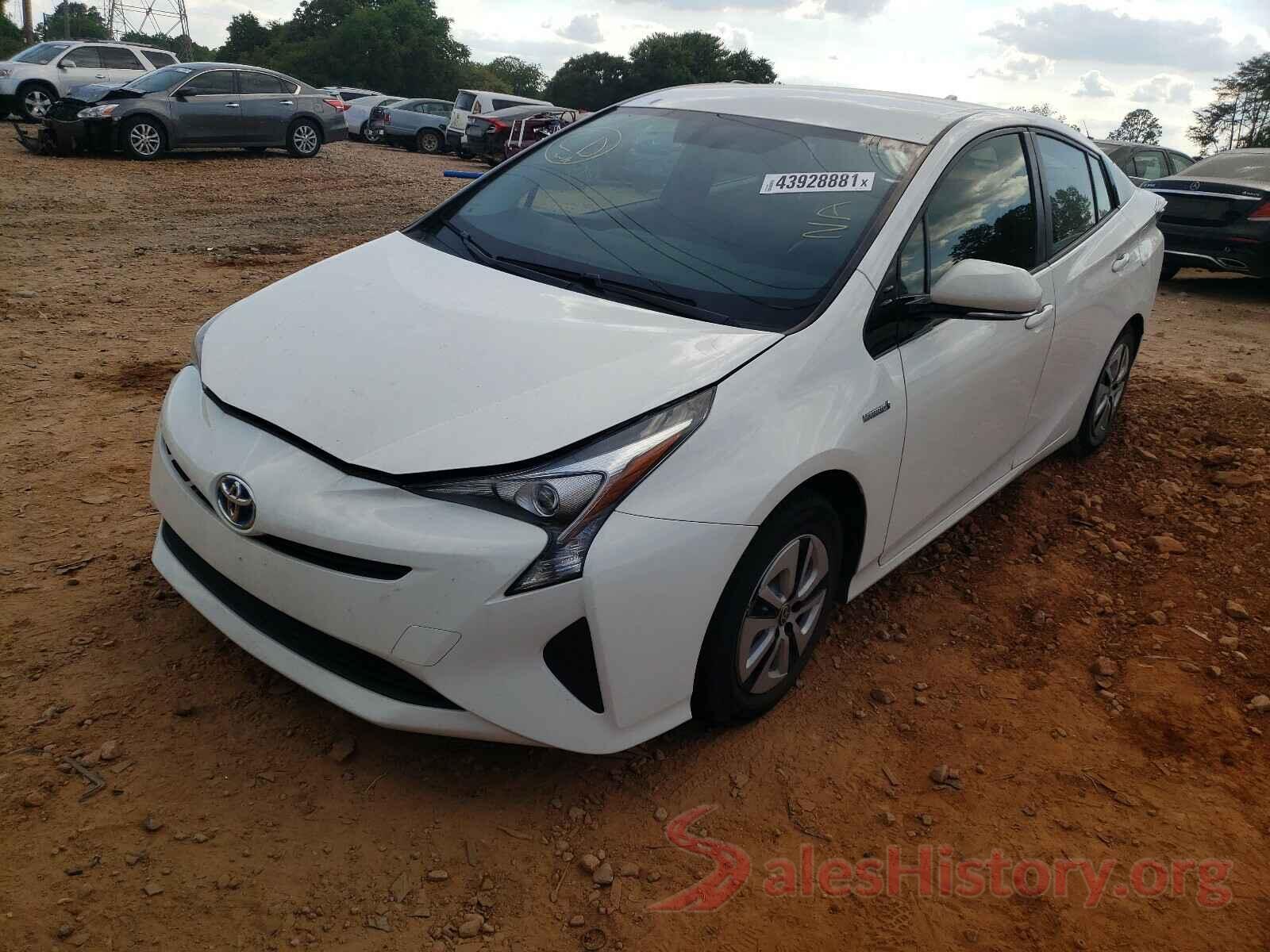 JTDKARFU2G3020439 2016 TOYOTA PRIUS