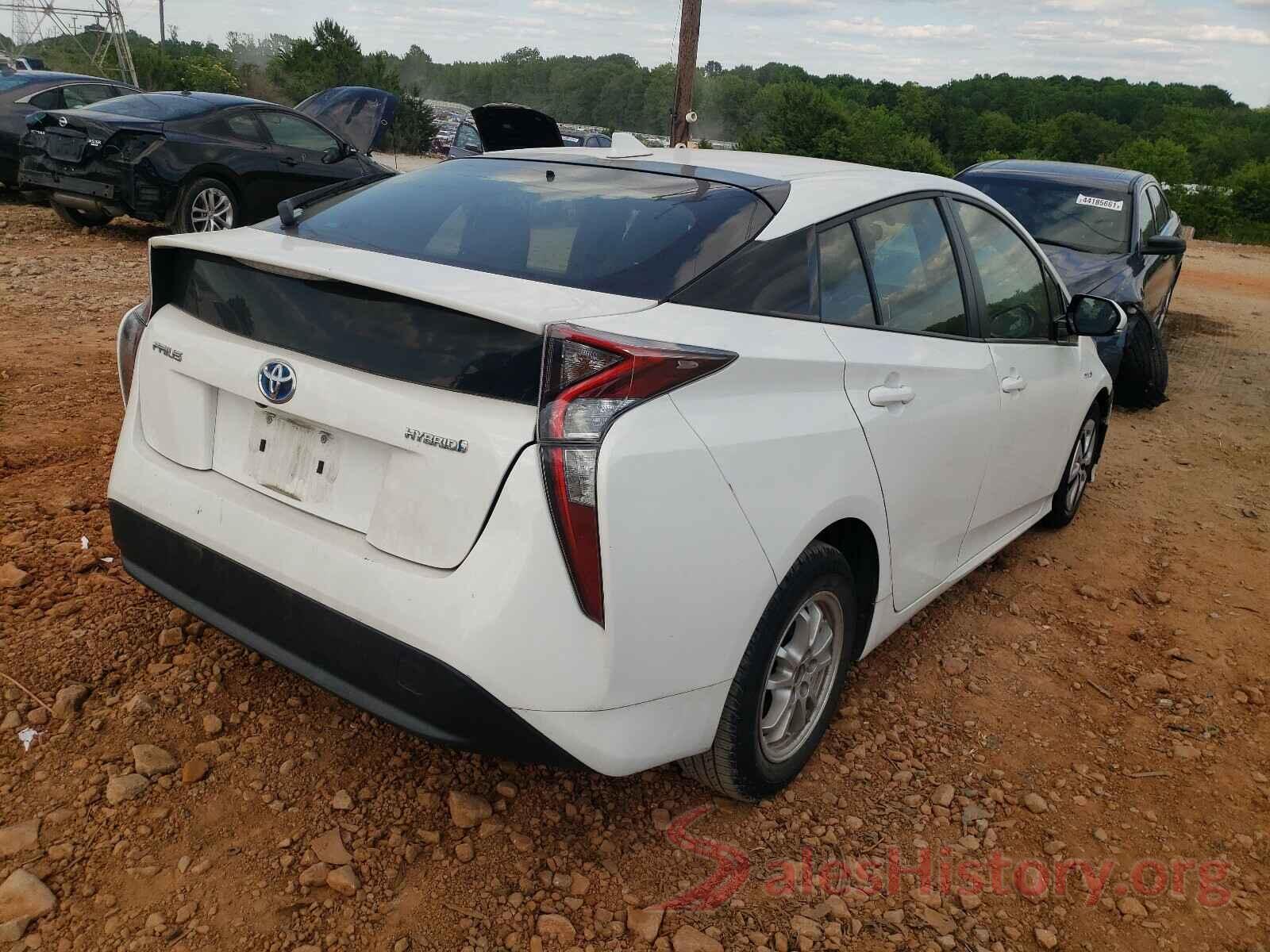 JTDKARFU2G3020439 2016 TOYOTA PRIUS