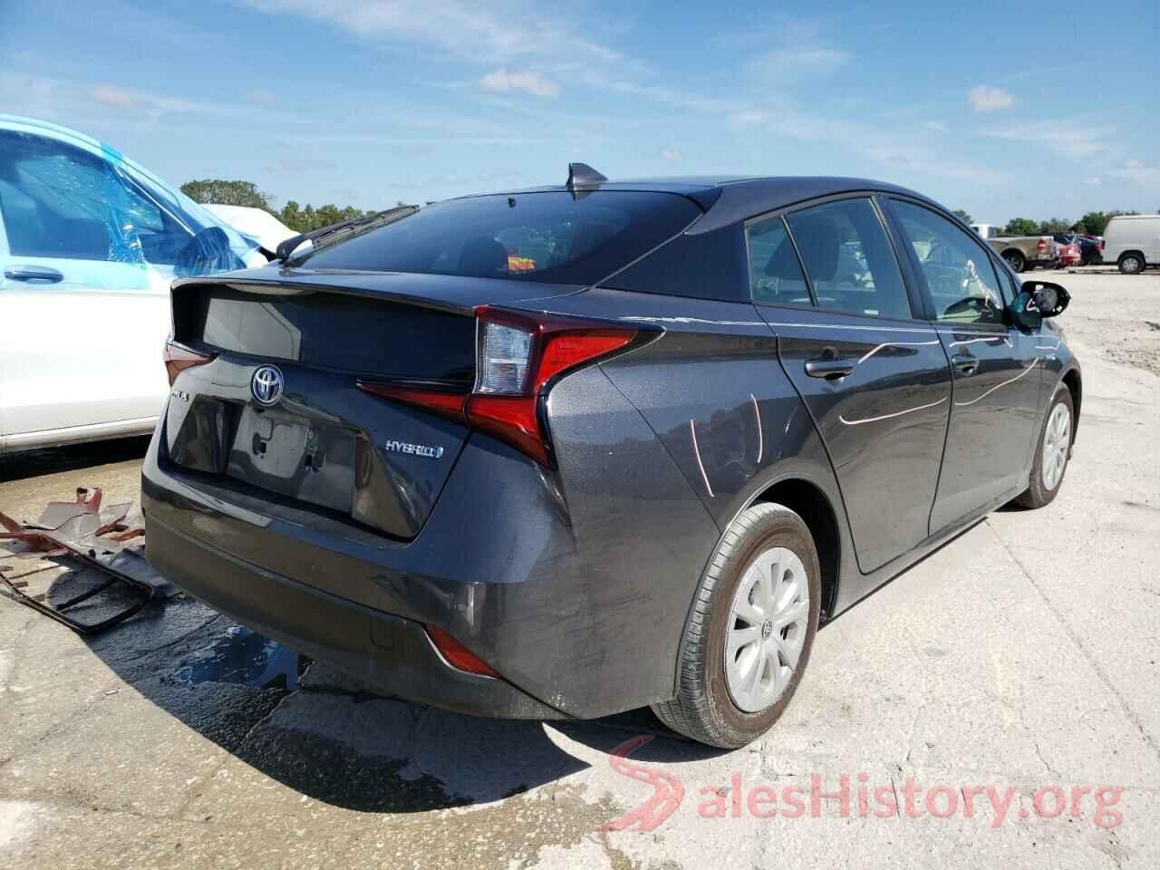 JTDKARFU8K3079083 2019 TOYOTA PRIUS