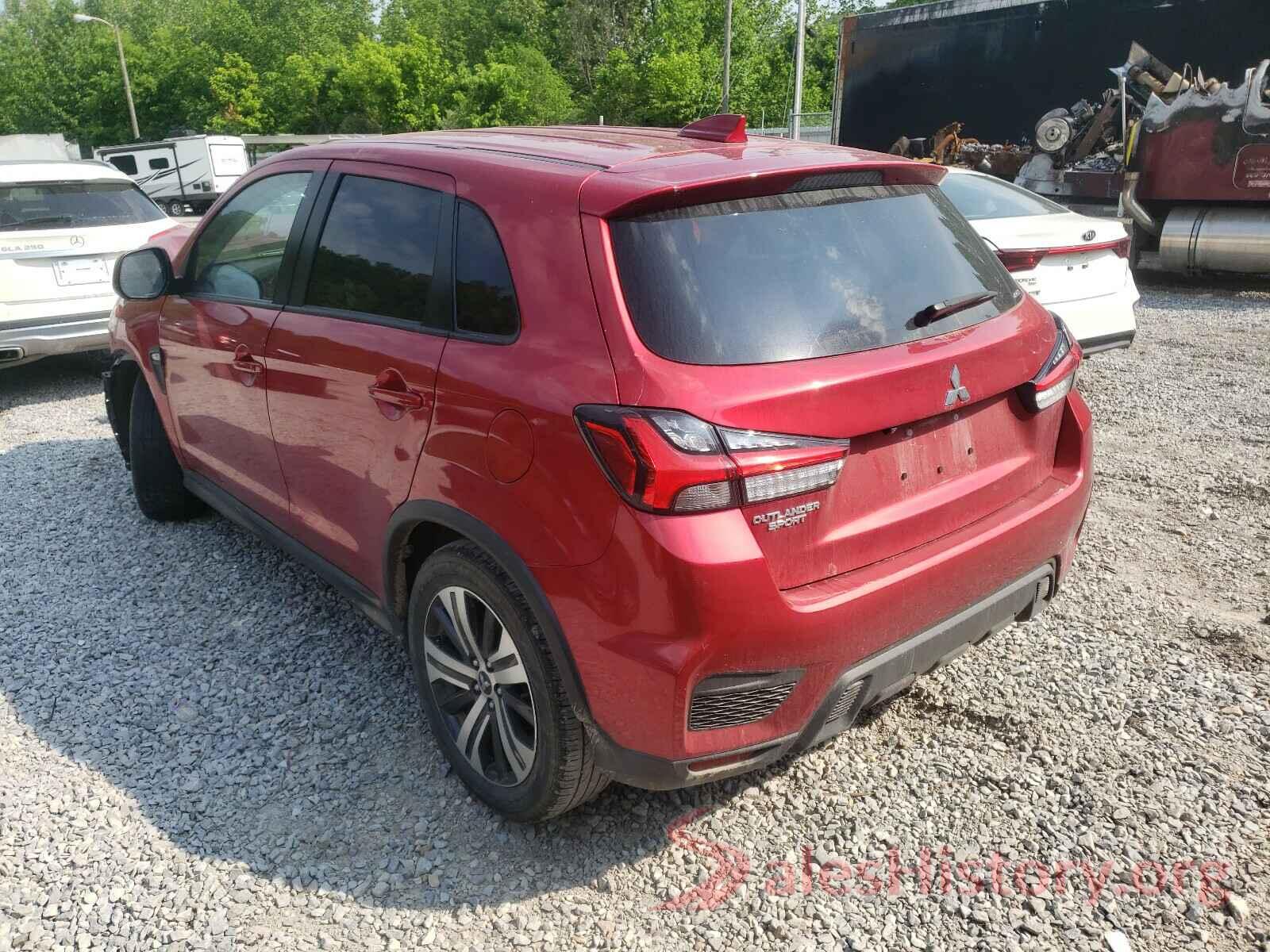 JA4AR3AU2LU029603 2020 MITSUBISHI OUTLANDER