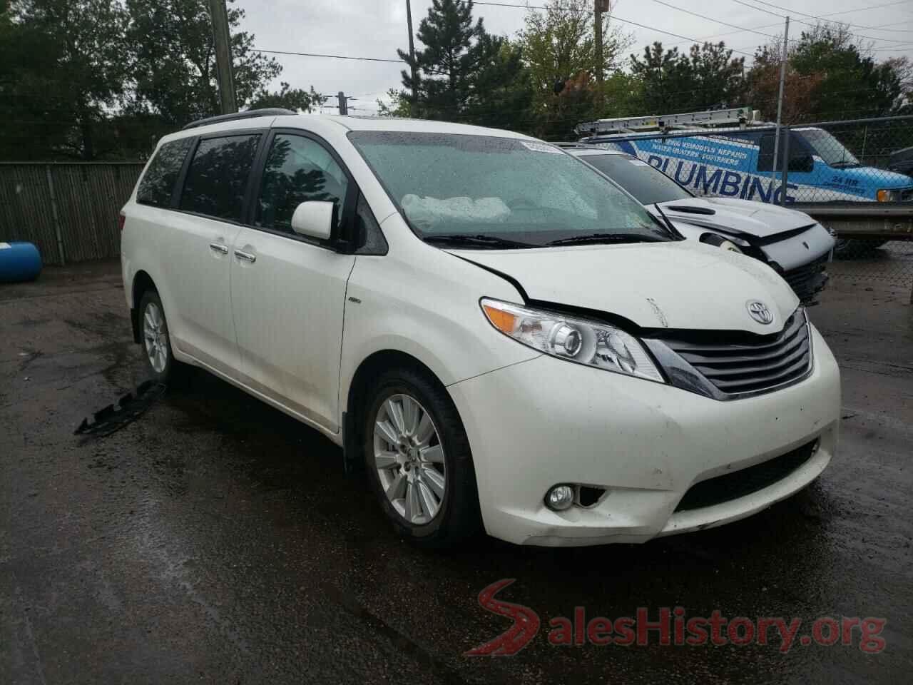 5TDDZ3DC3HS187577 2017 TOYOTA SIENNA