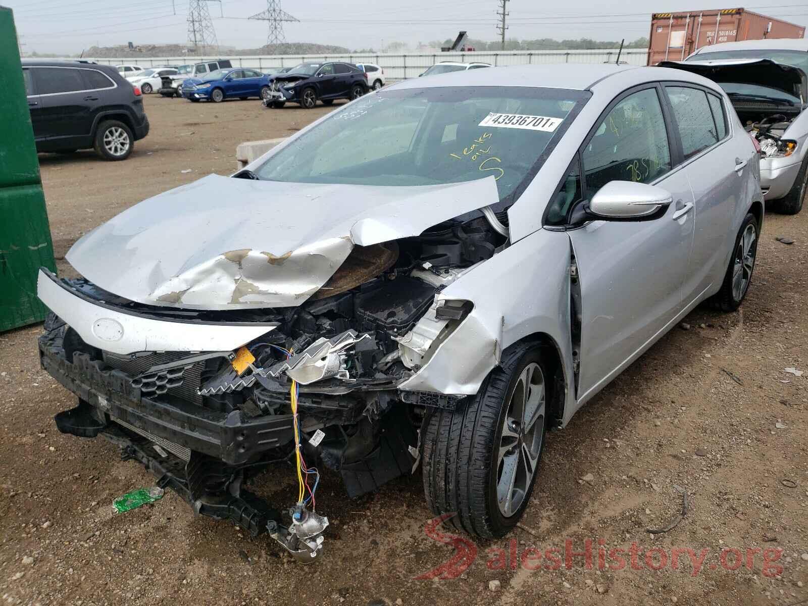 KNAFX5A81G5492913 2016 KIA FORTE