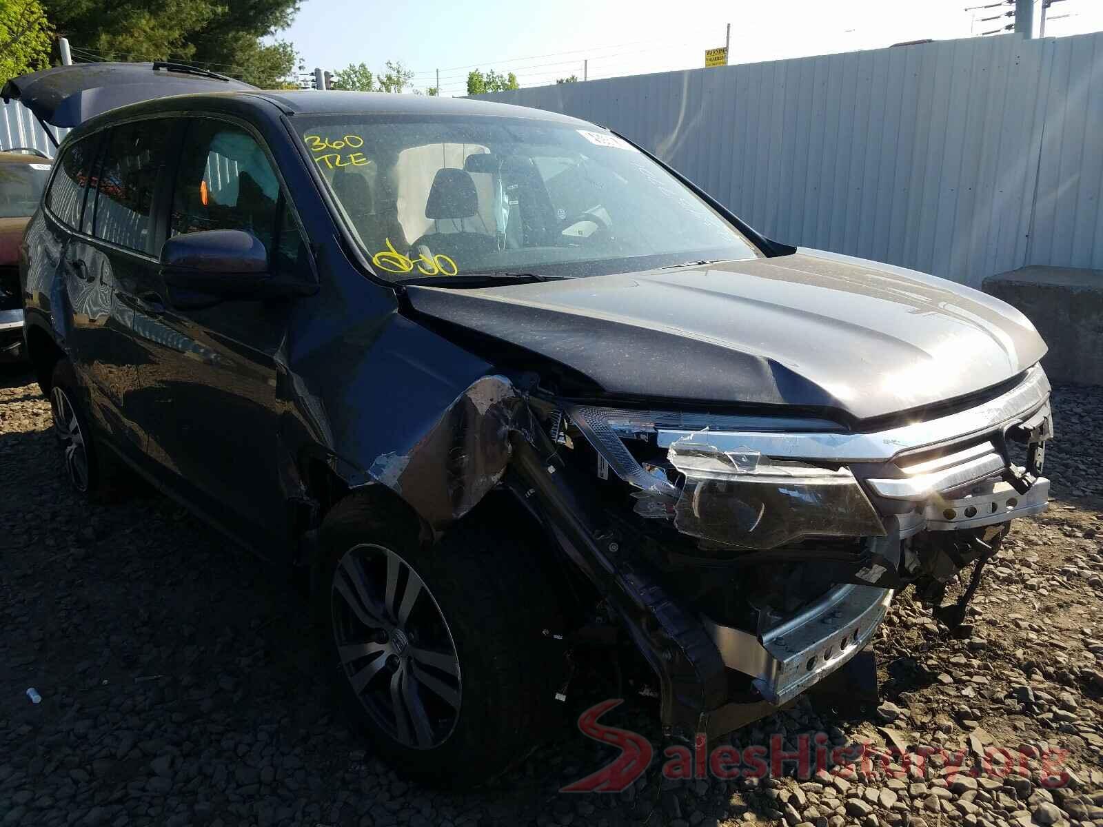 5FNYF6H32HB031931 2017 HONDA PILOT