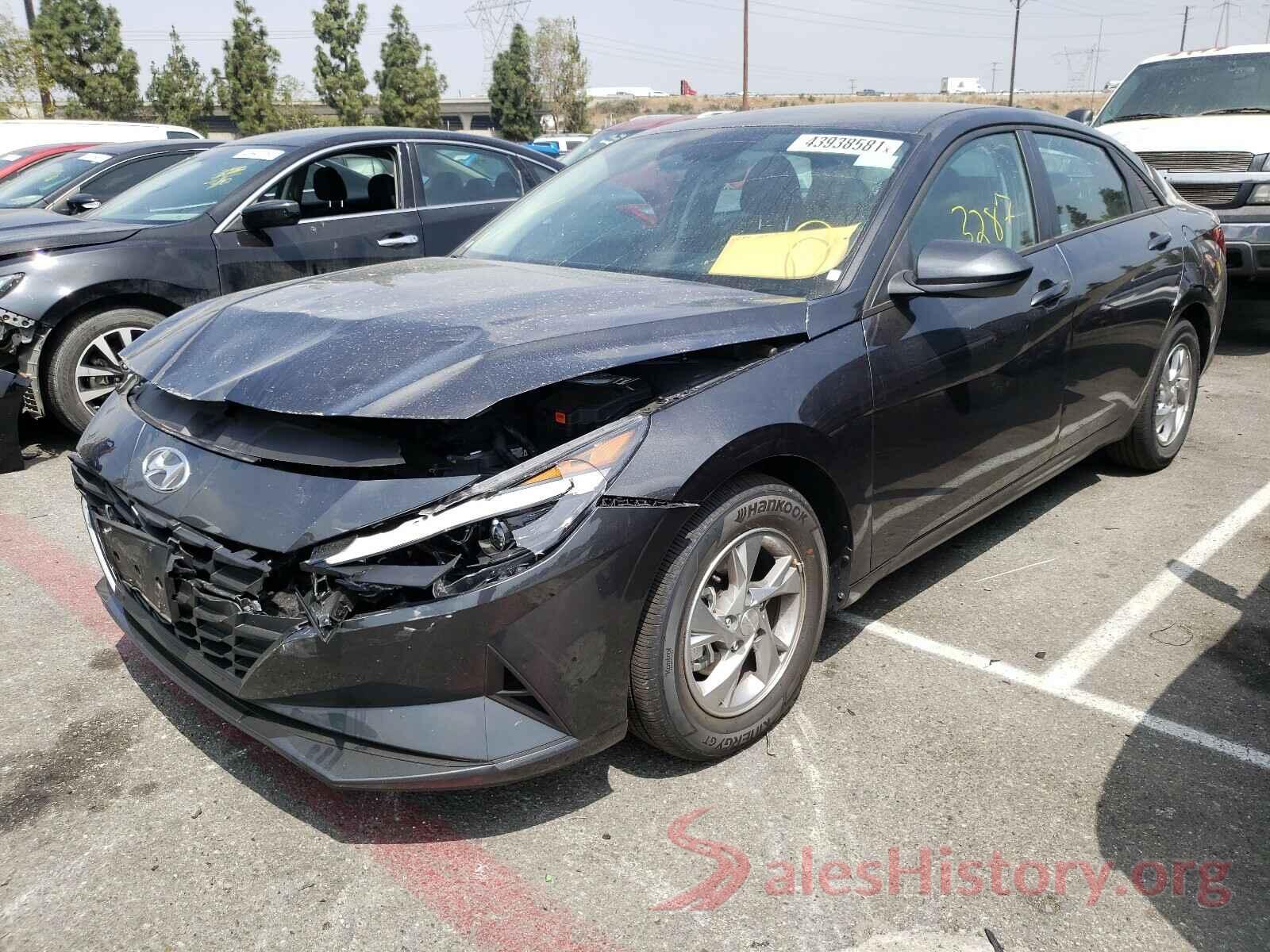 5NPLL4AG7MH038017 2021 HYUNDAI ELANTRA