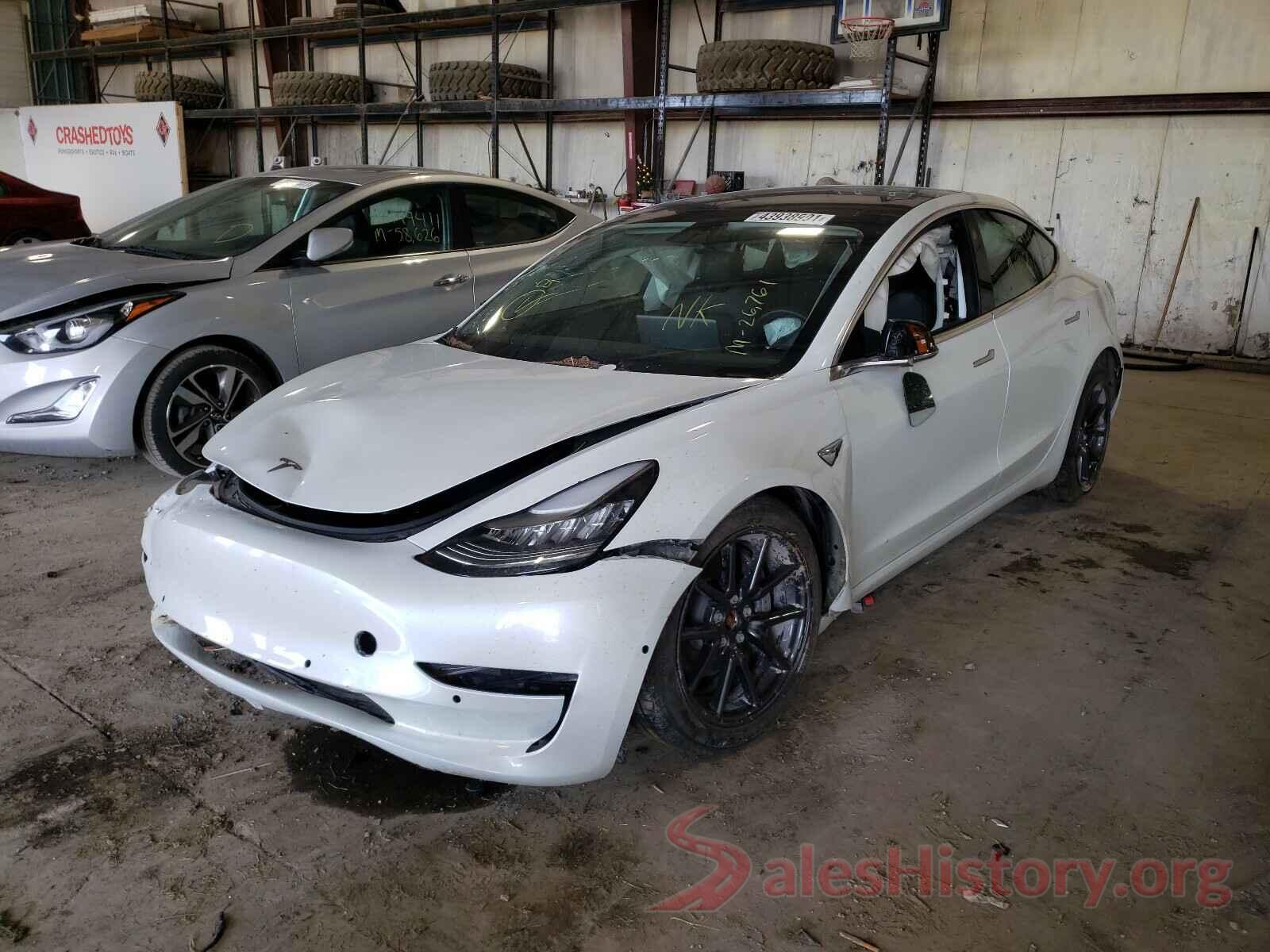 5YJ3E1EB6KF433423 2019 TESLA MODEL 3