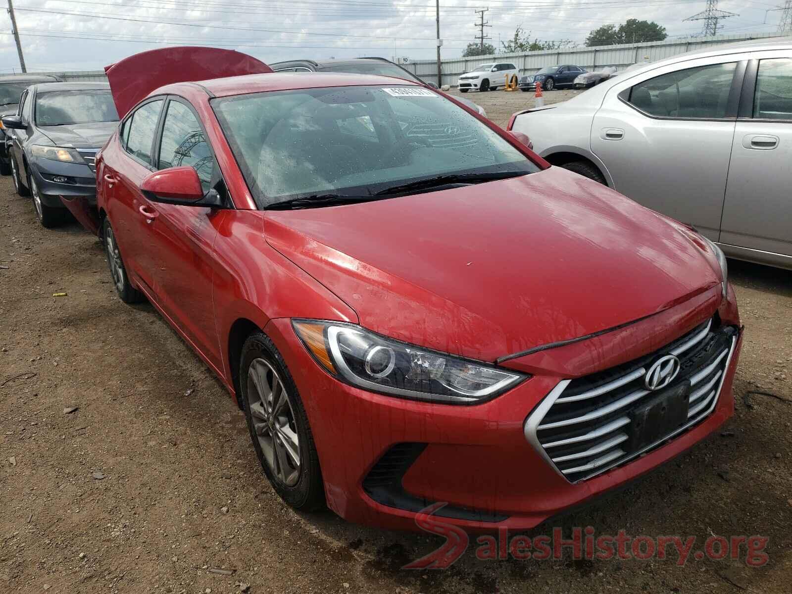 5NPD84LF5JH390731 2018 HYUNDAI ELANTRA